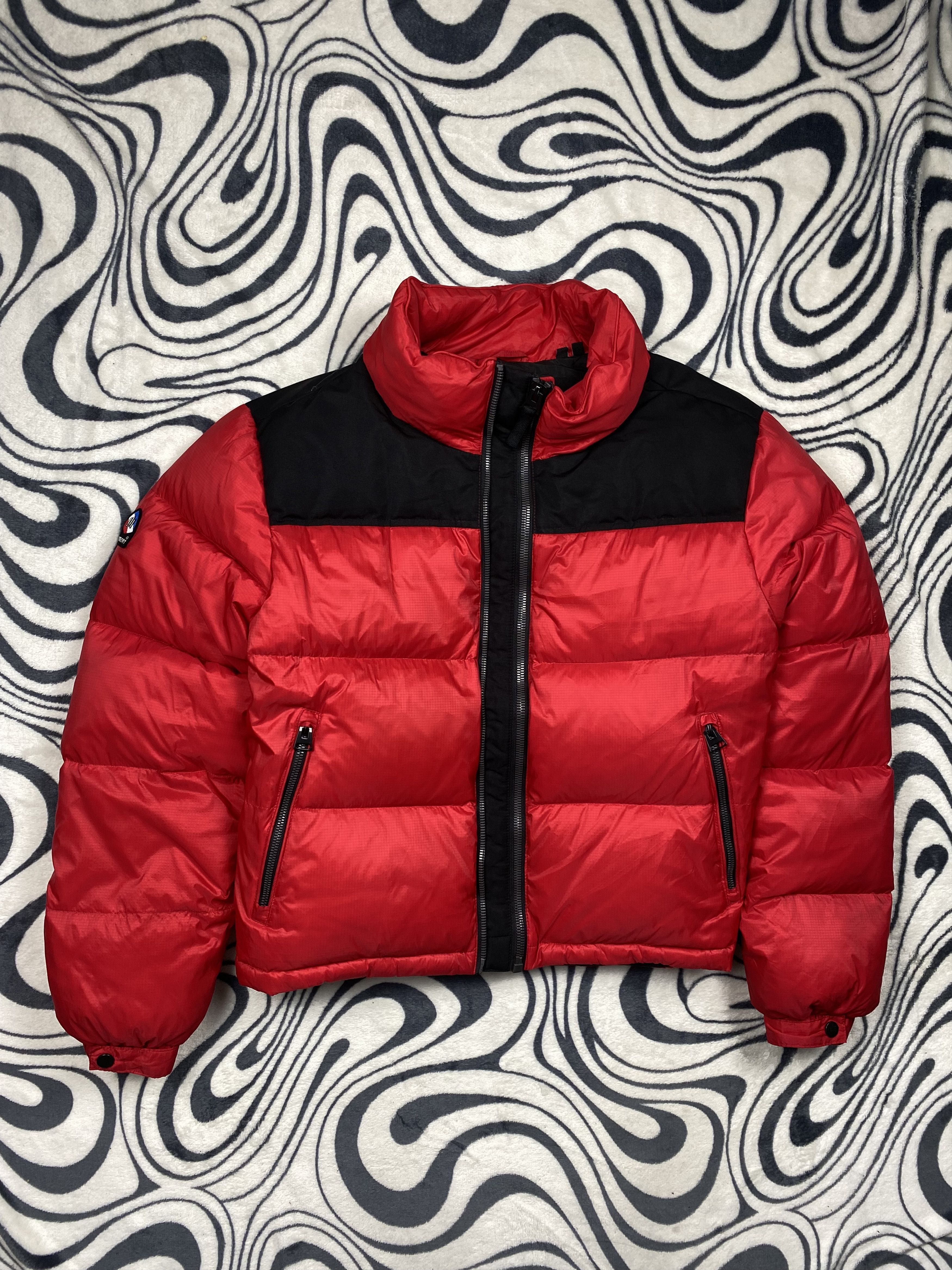 Red Puffer Superdry Down Jacket Mens Superdry WMNS Down Puffer