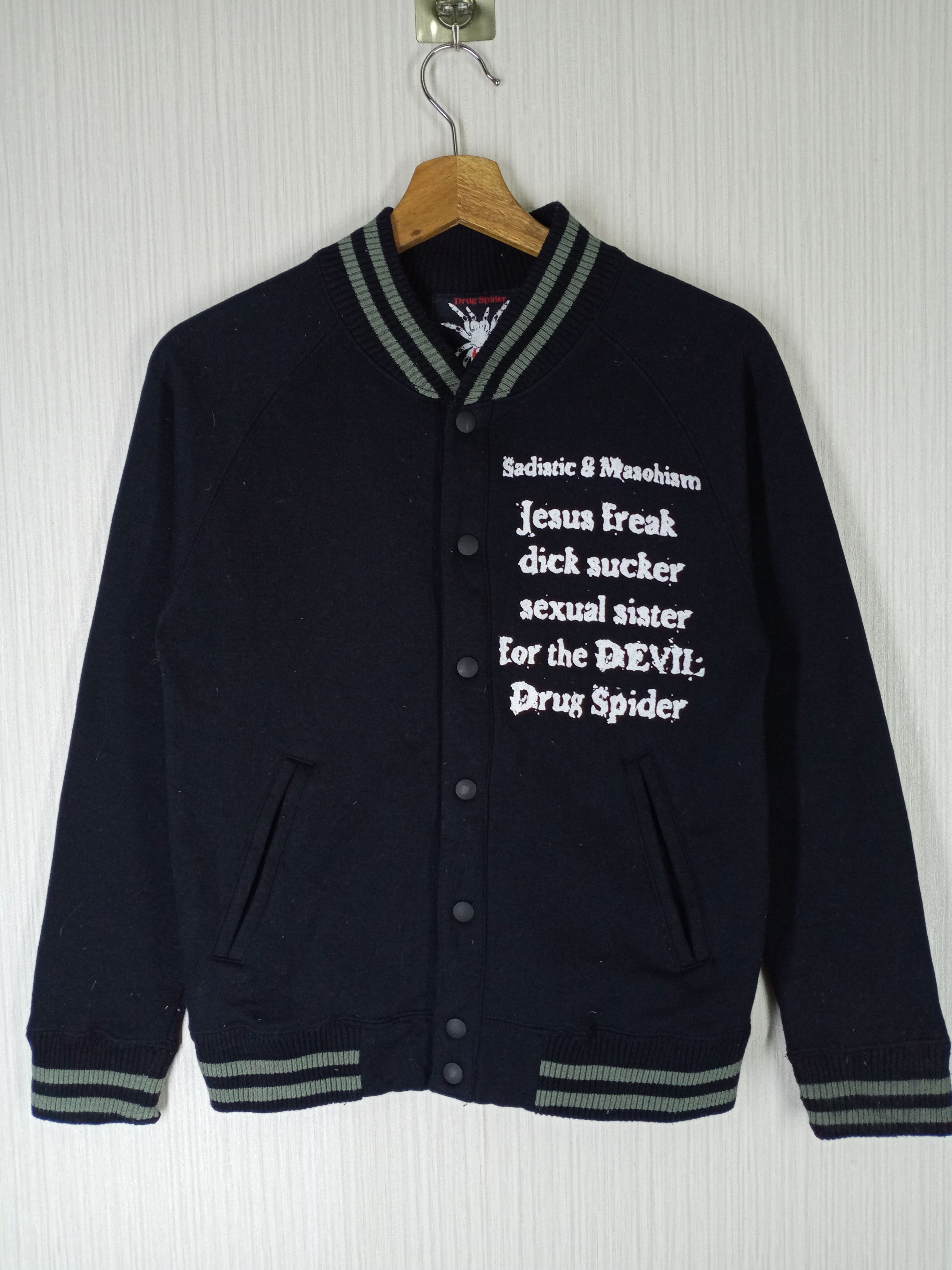Japanese Brand SEX POT REVENGE PUNK SENDITIONARIES VARSITY SWEATER Size US S / EU 44-46 / 1 - 1 Thumbnail