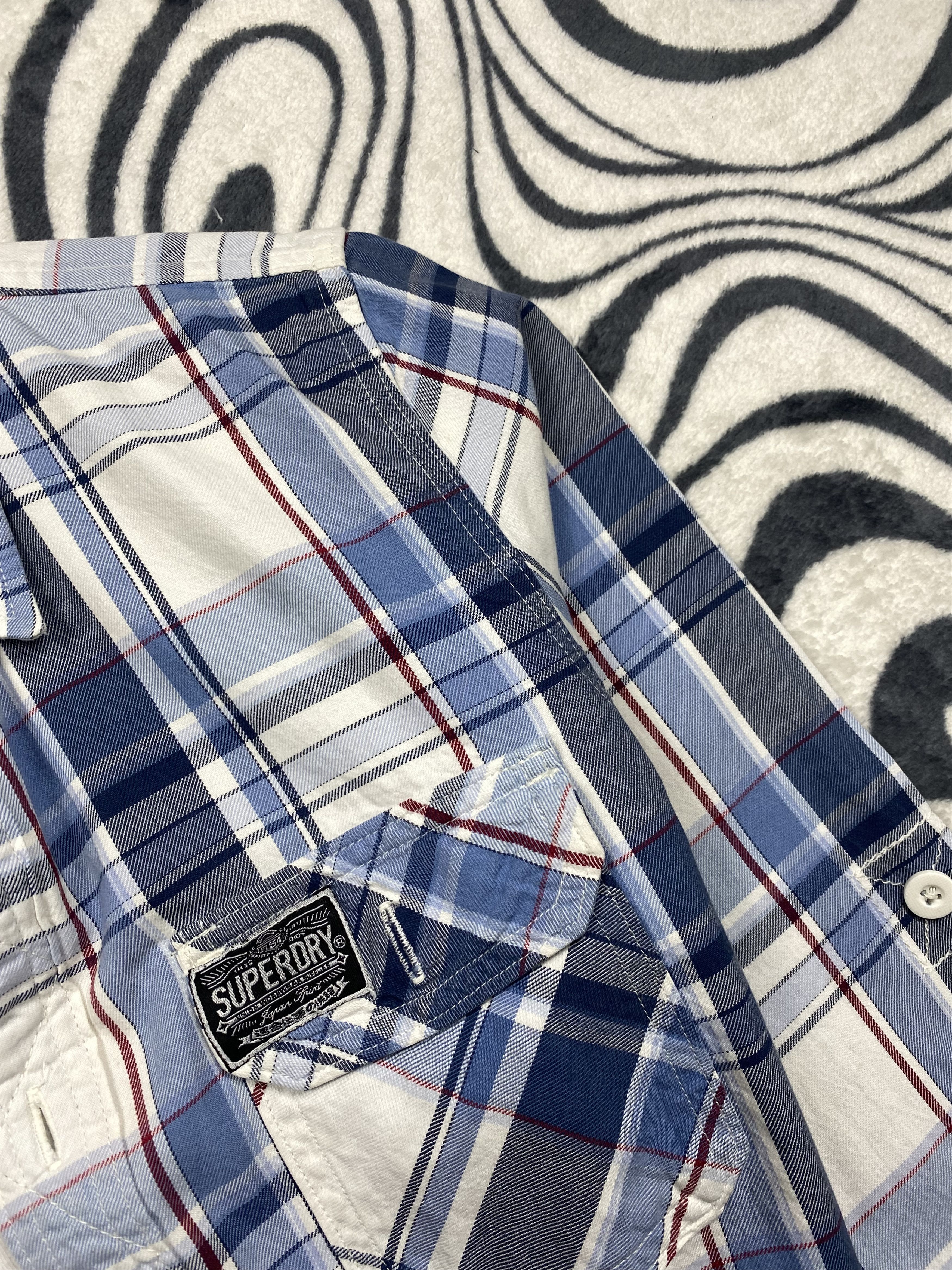 Flannel × Superdry Superdry Flannel Mens Plaid Shirt Size US M / EU 48-50 / 2 - 3 Thumbnail