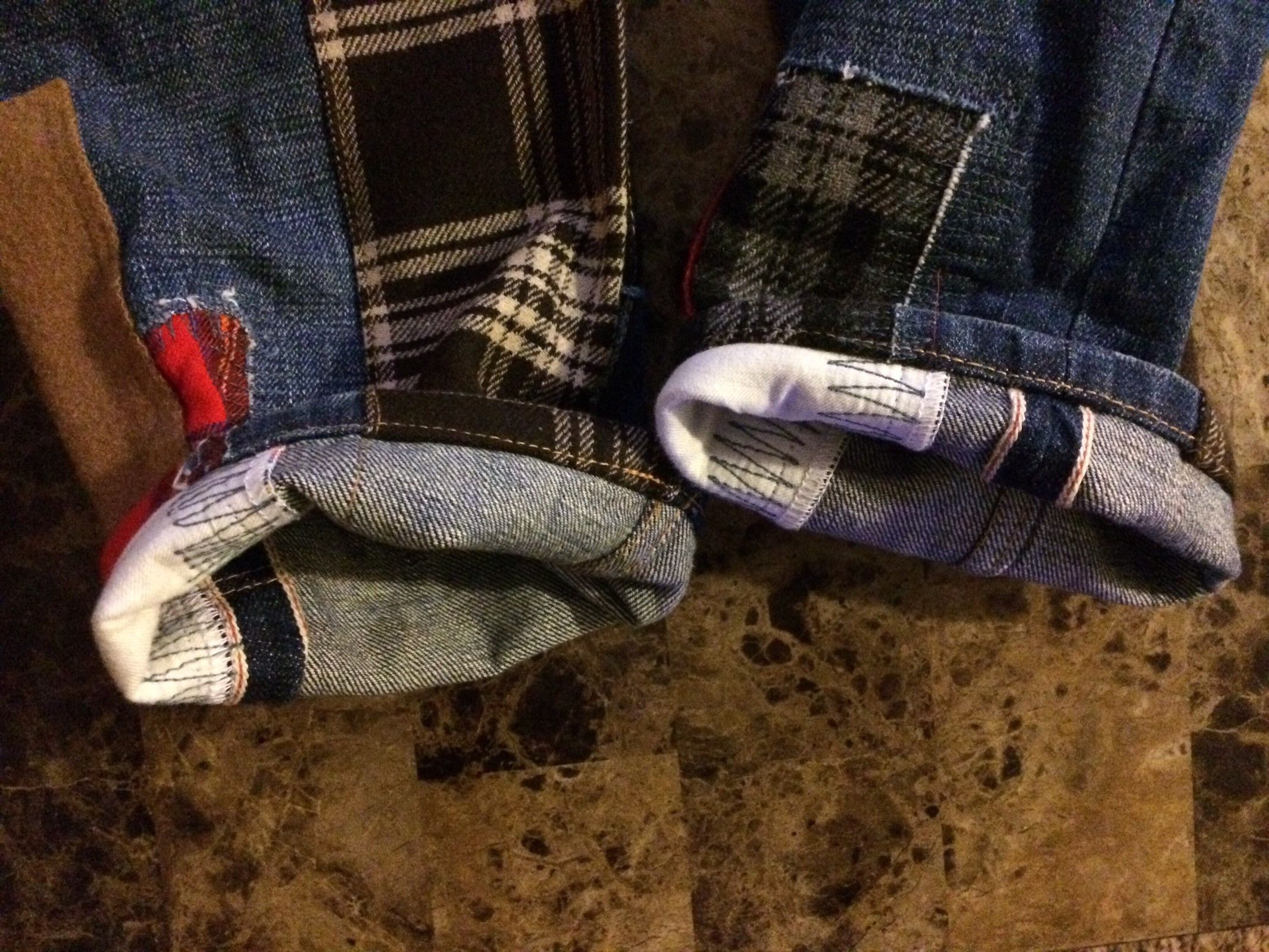 Comme des Garcons × Junya Watanabe Selvedge Flannel Patchwork Size US 30 / EU 46 - 3 Thumbnail