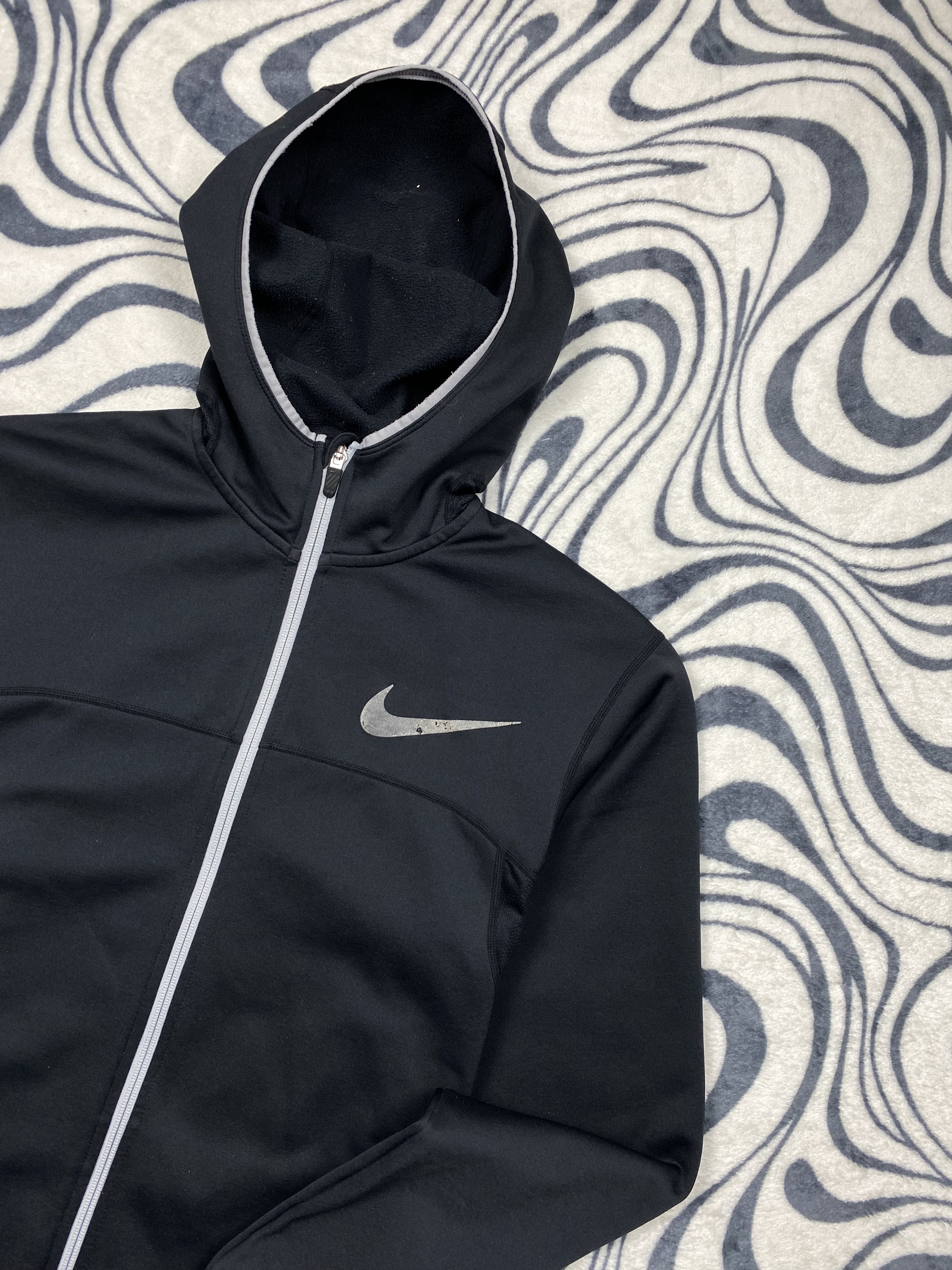 Nike Nike Vintage Mens Hoodie Therma Fit Y2K Drill Size US M / EU 48-50 / 2 - 2 Thumbnail
