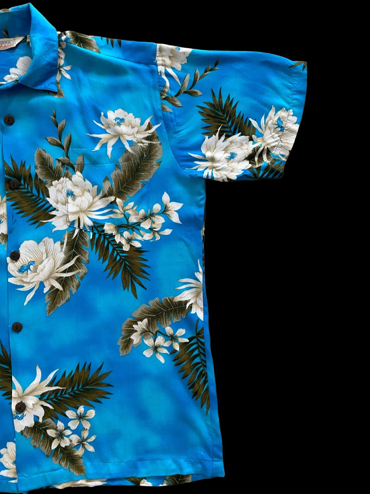 Vintage Vintage 🌸100% Rayon Hawaii Shirt Flowers design Size US L / EU 52-54 / 3 - 2 Thumbnail