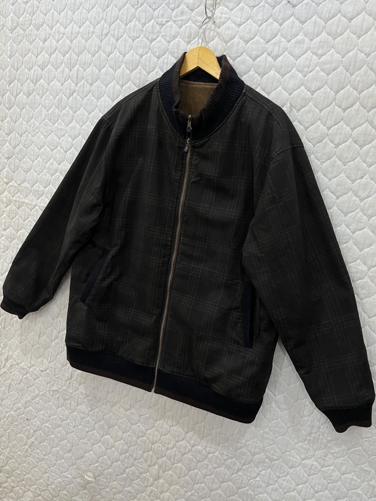 Vintage (Xx). RUFTWOGEAR HYPEBEAST RIVERSIBLE CORDUROY JACKET Size US L / EU 52-54 / 3 - 5 Thumbnail