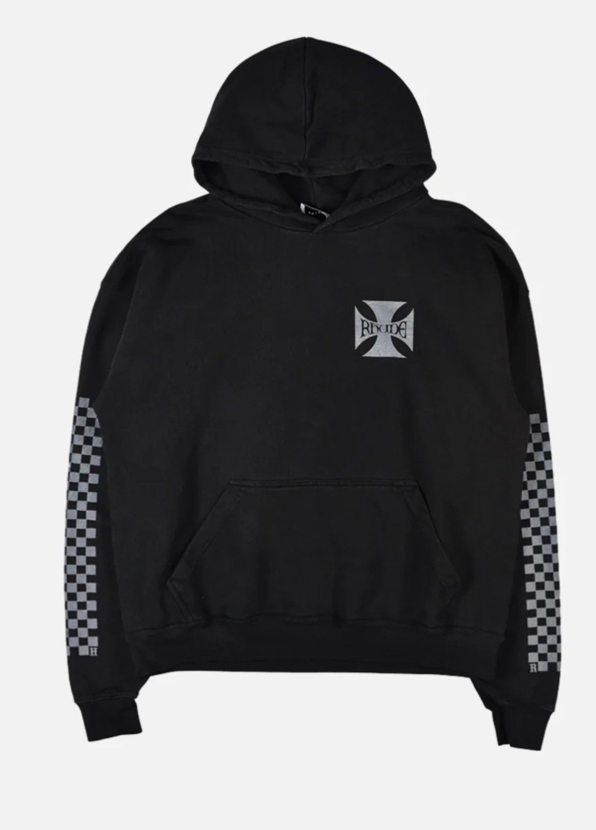 Rhude Rhude Classic Checker Hoodie Size US L / EU 52-54 / 3 - 2 Thumbnail