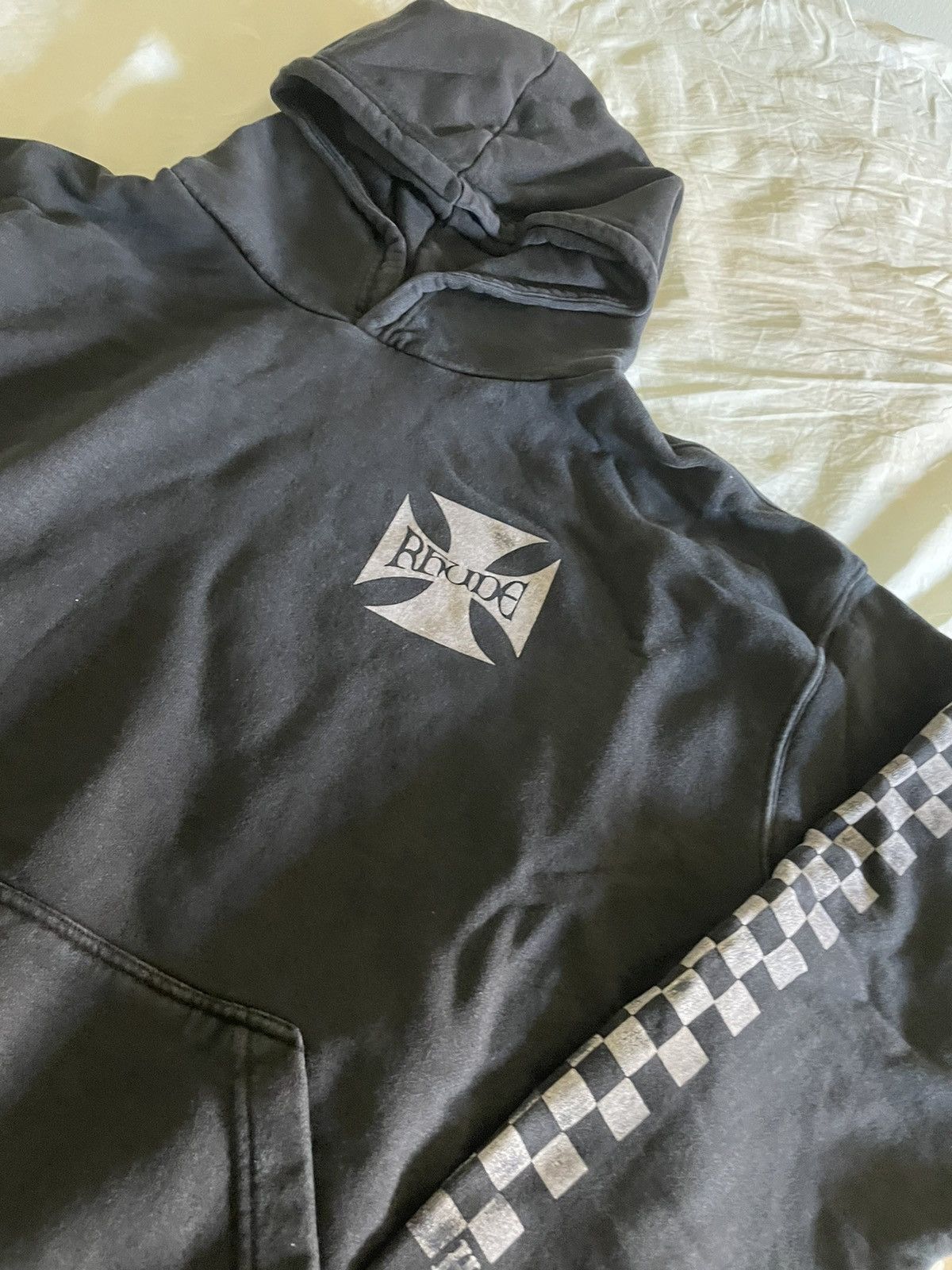 Rhude Rhude Classic Checker Hoodie Size US L / EU 52-54 / 3 - 6 Thumbnail