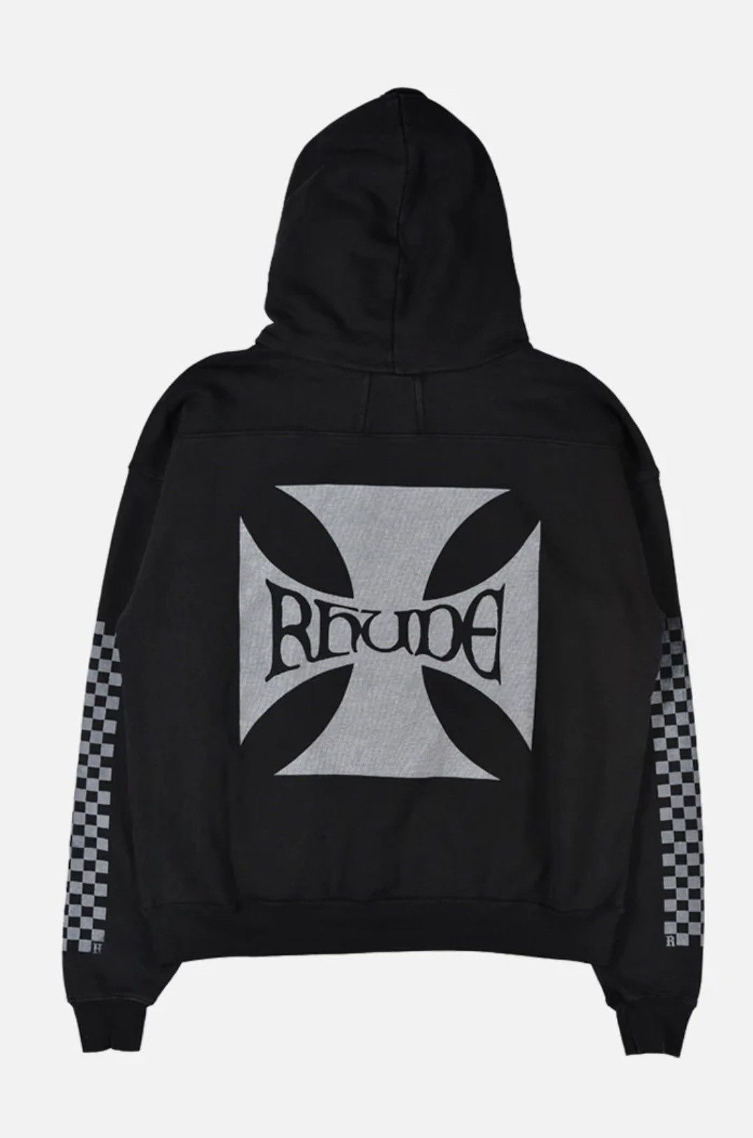 Rhude Rhude Classic Checker Hoodie Size US L / EU 52-54 / 3 - 3 Thumbnail