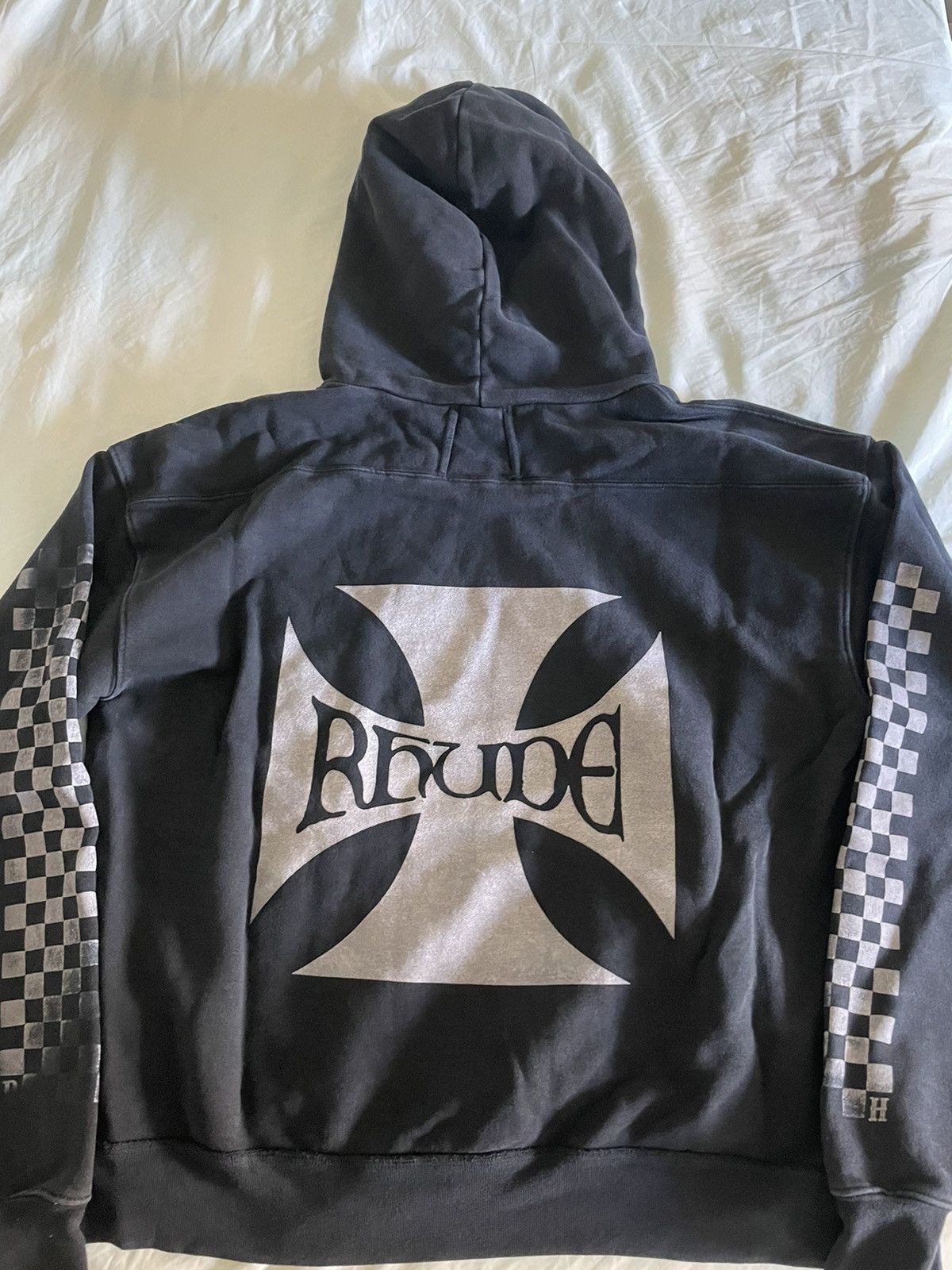 Rhude Rhude Classic Checker Hoodie Size US L / EU 52-54 / 3 - 9 Thumbnail
