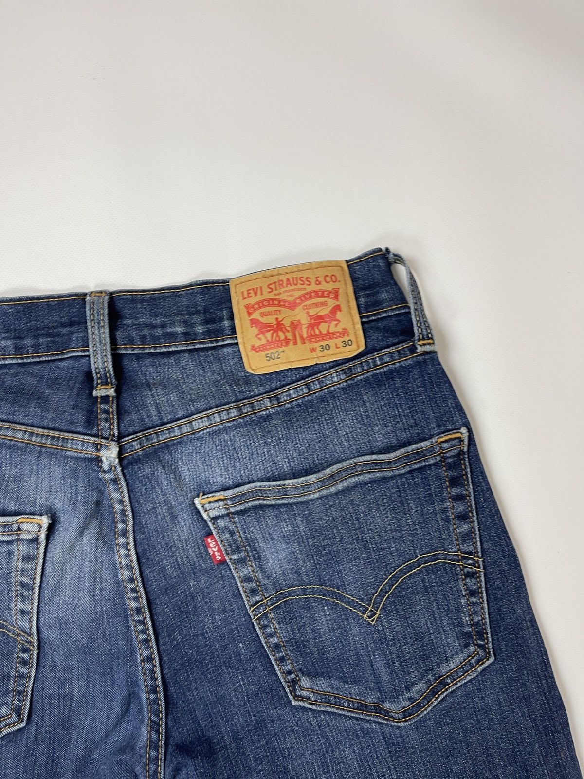 Levi's Levi’s 502 waterless art hand painted custom denim jeans Size US 30 / EU 46 - 14 Thumbnail