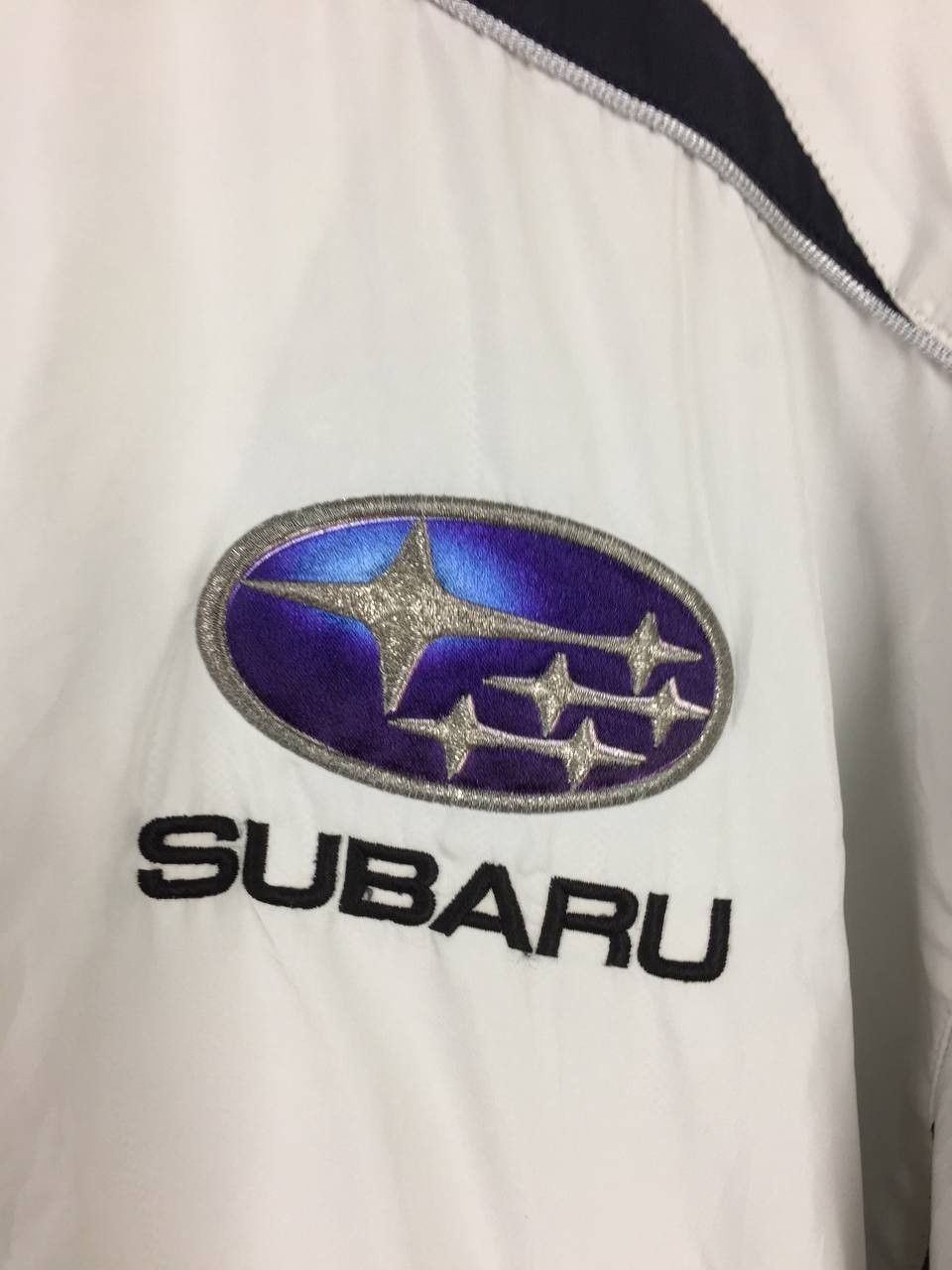 Mizuno Vtg Mizuno Subaru Big Logo Patch Racing Jacket Size US XL / EU 56 / 4 - 6 Thumbnail