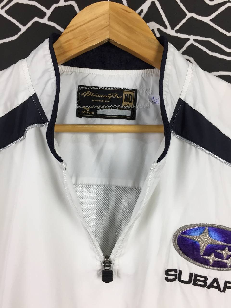 Mizuno Vtg Mizuno Subaru Big Logo Patch Racing Jacket Size US XL / EU 56 / 4 - 8 Thumbnail