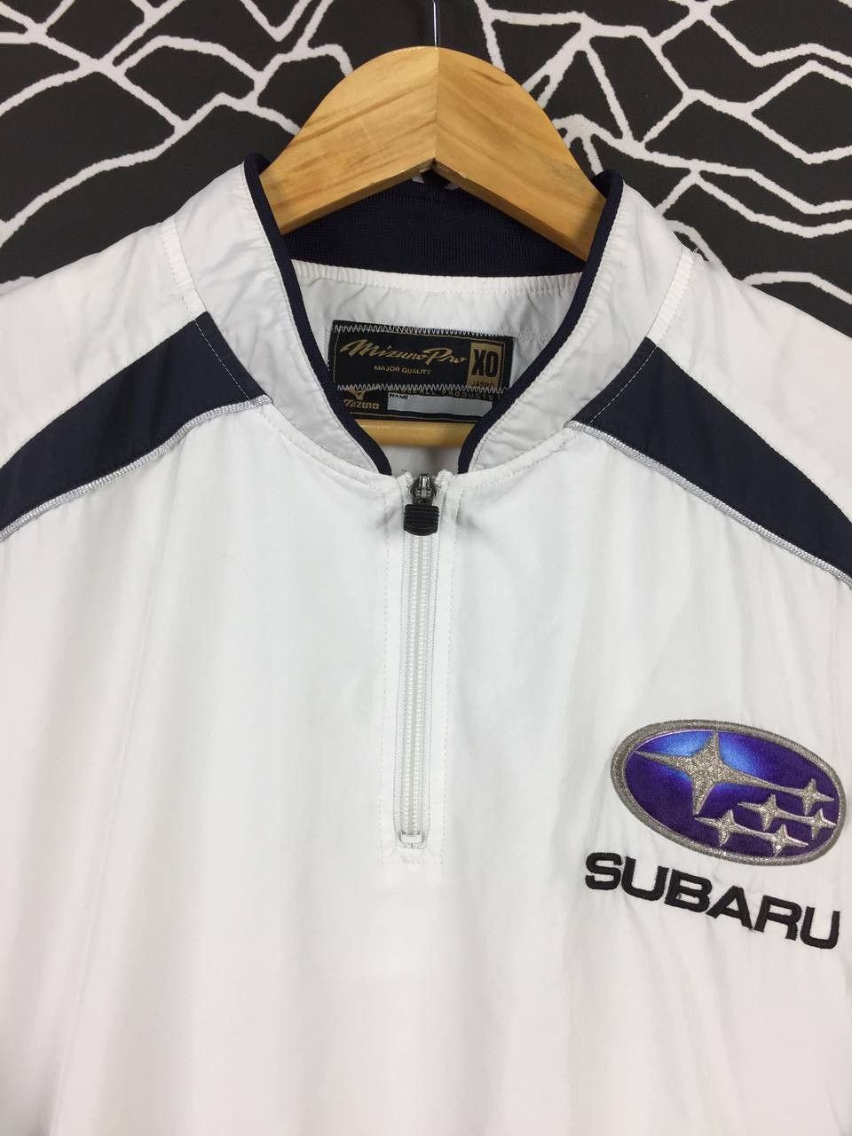 Mizuno Vtg Mizuno Subaru Big Logo Patch Racing Jacket Size US XL / EU 56 / 4 - 4 Thumbnail