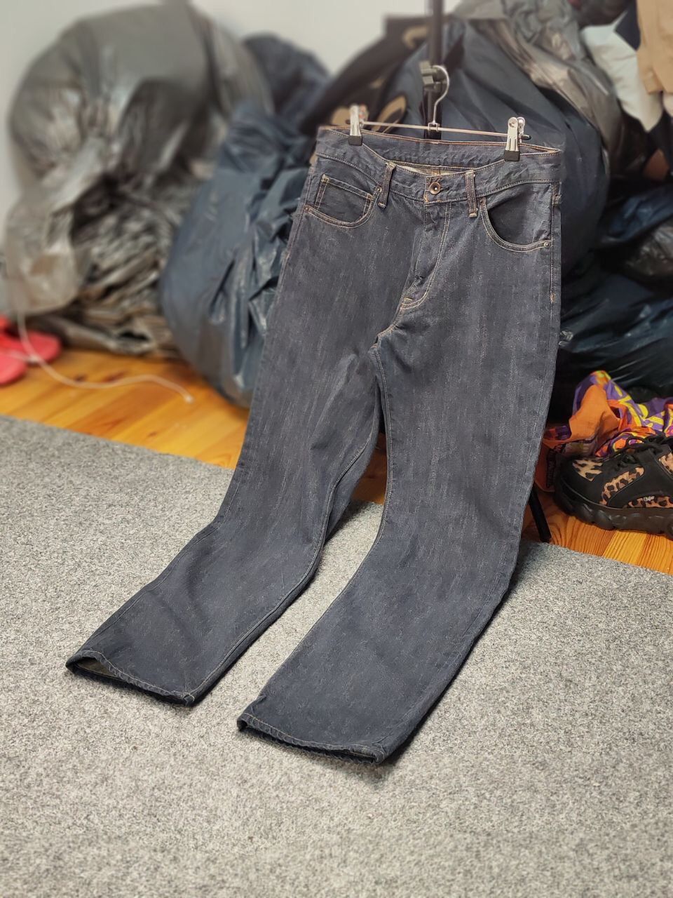 Japanese Brand Vintage 90's Topvalu Original Japanese Denim Blue Jeans Size US 32 / EU 48 - 19 Thumbnail