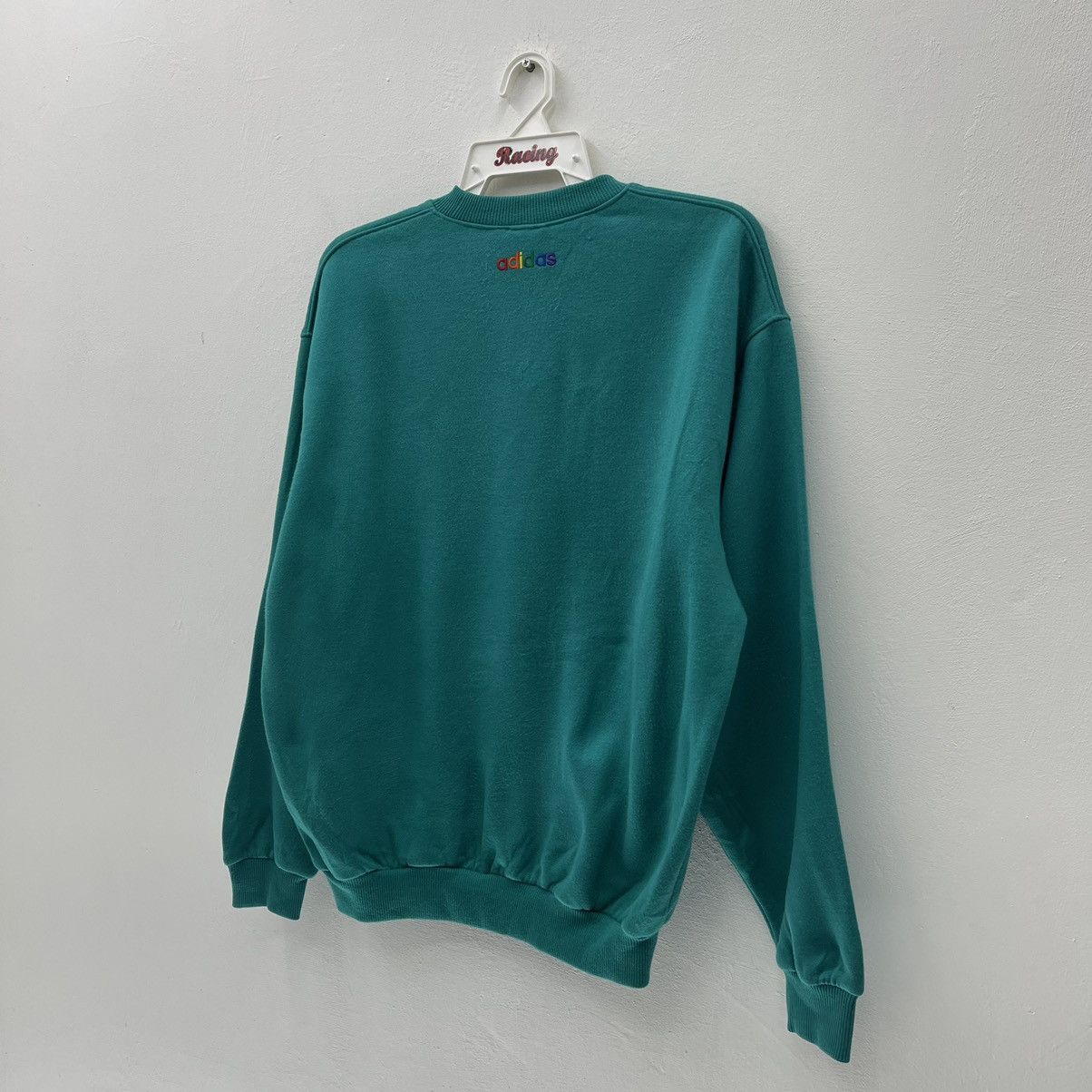 Vintage Adidas Pullover Sweatshirt Vintage 90s Embroidery Logo Size US L / EU 52-54 / 3 - 5 Thumbnail