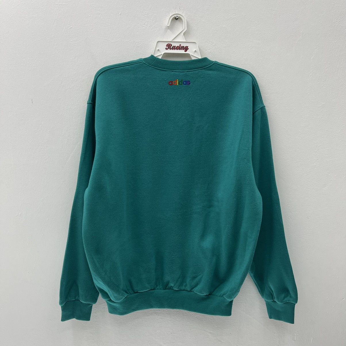 Vintage Adidas Pullover Sweatshirt Vintage 90s Embroidery Logo Size US L / EU 52-54 / 3 - 3 Thumbnail