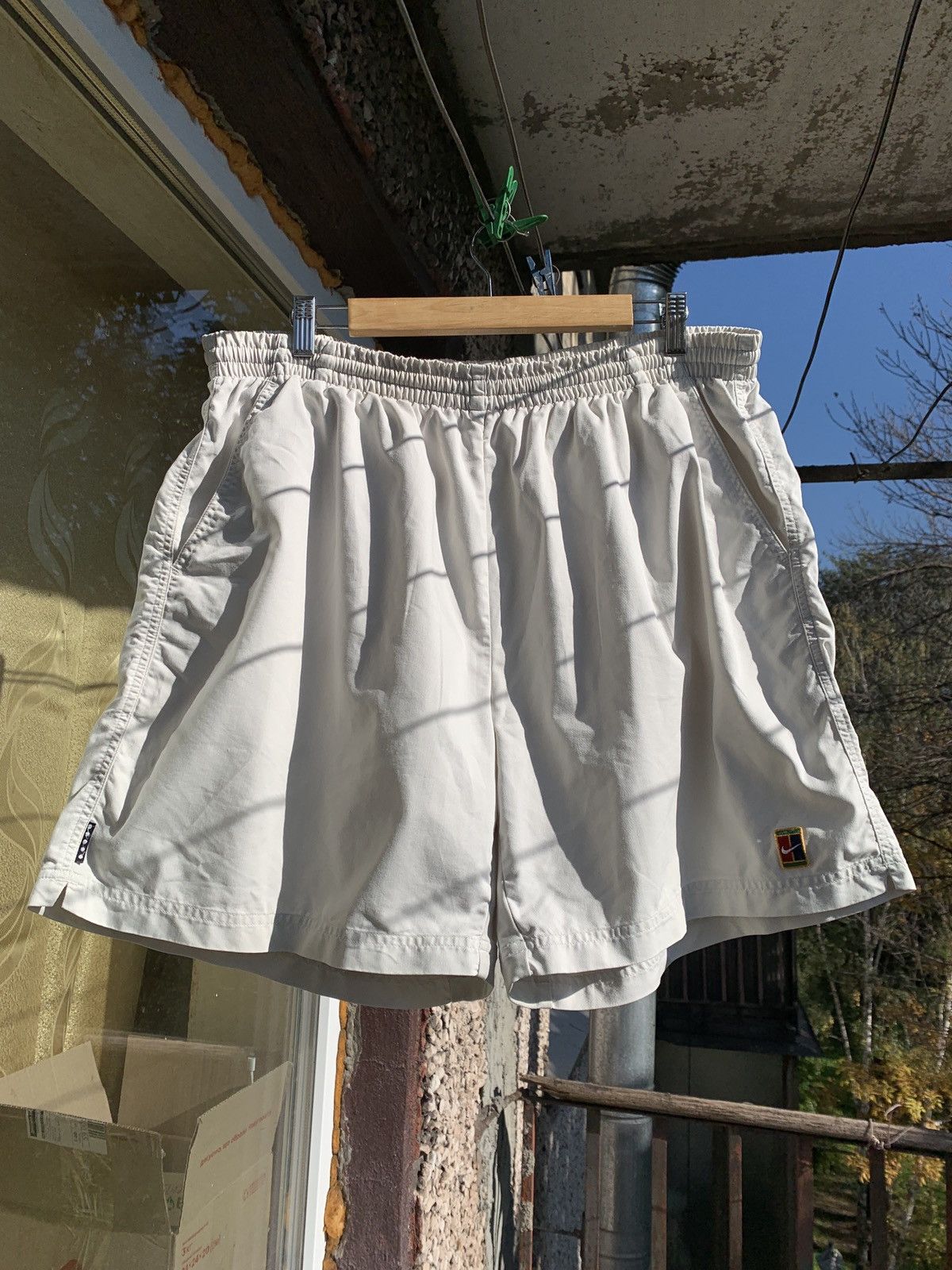 Nike 90s Vintage Nike Tennis Court White Shorts Andre Agassi Size US 36 / EU 52 - 1 Thumbnail