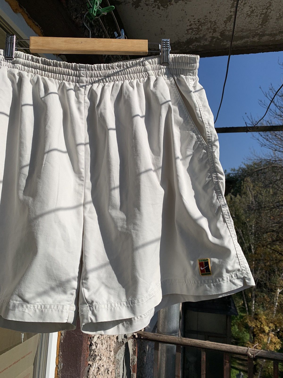 Nike 90s Vintage Nike Tennis Court White Shorts Andre Agassi Size US 36 / EU 52 - 4 Thumbnail