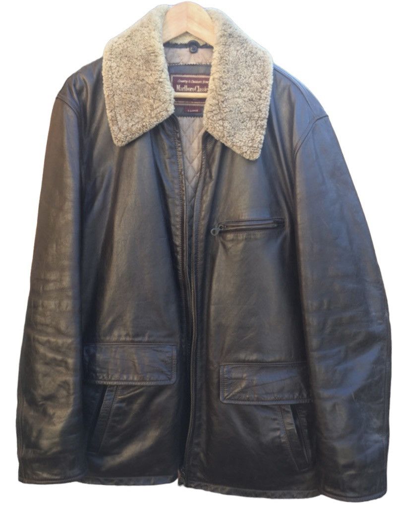 Marlboro classic vintage leather jacket