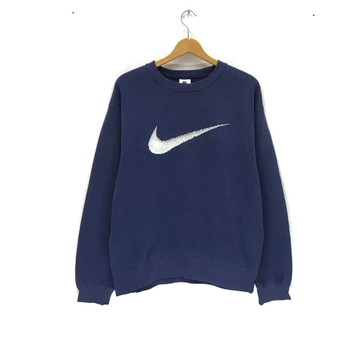 Nike × Sports Specialties Vintage 90s Nike Swoosh Crewneck Sweatshirt Size US M / EU 48-50 / 2 - 1 Thumbnail