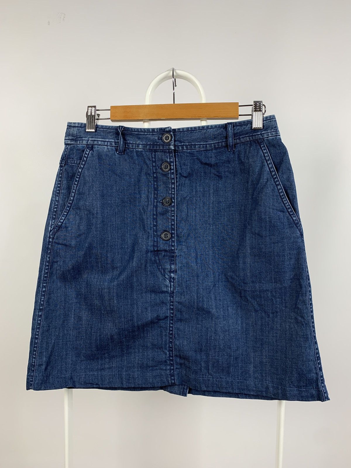 A.P.C. A.P.C. Women’s Denim Mini Skirt Size 26" / US 2 / IT 38 - 1 Thumbnail