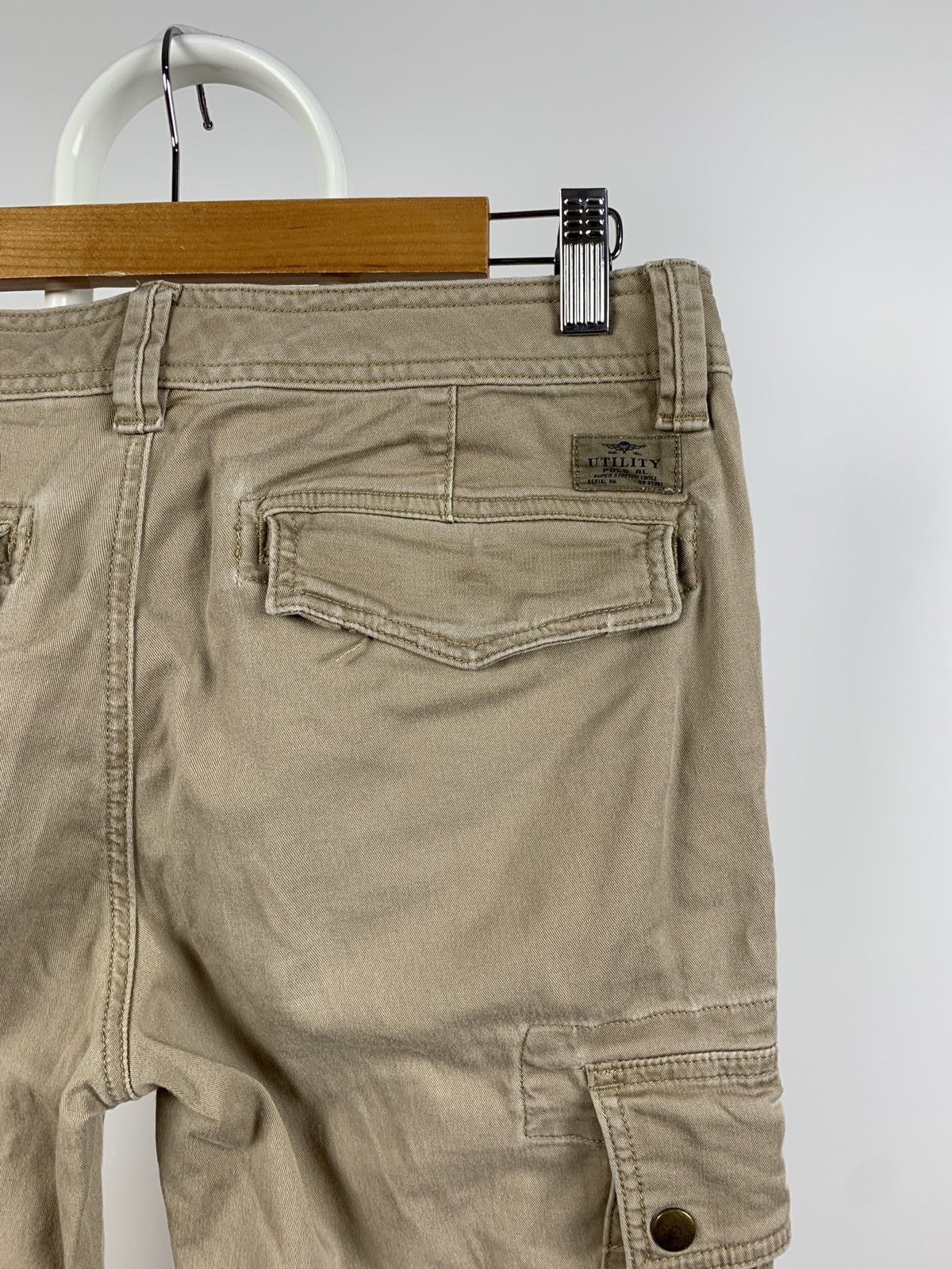 Polo Ralph Lauren Vintage Polo Ralph Lauren Beige Women’s Cargo Pants Size 28" / US 6 / IT 42 - 17 Thumbnail