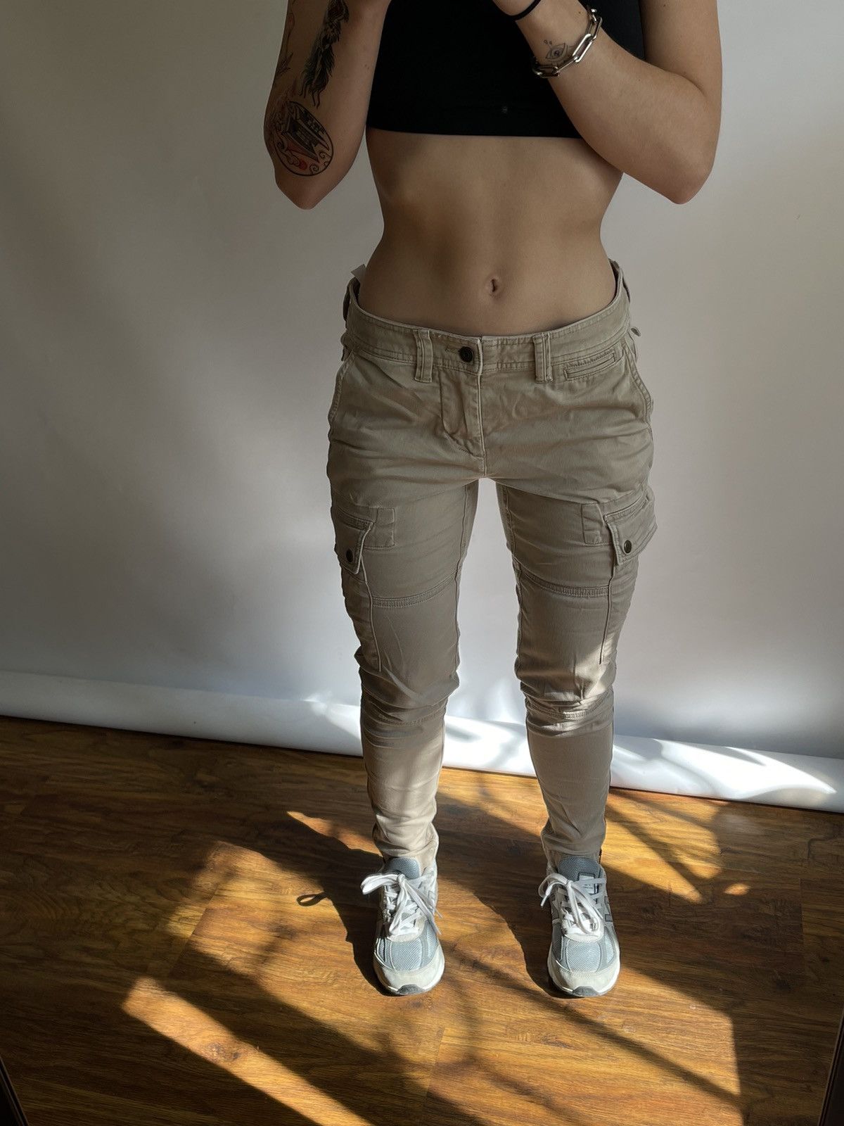 Polo Ralph Lauren Vintage Polo Ralph Lauren Beige Women’s Cargo Pants Size 28" / US 6 / IT 42 - 5 Thumbnail