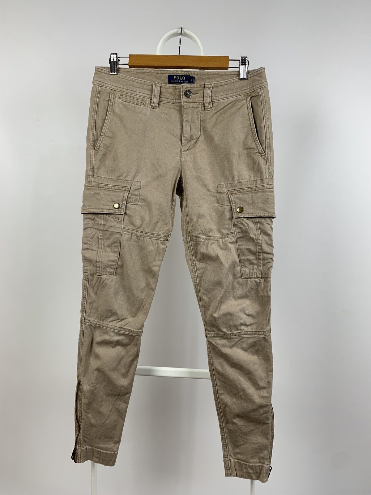 Polo Ralph Lauren Vintage Polo Ralph Lauren Beige Women’s Cargo Pants Size 28" / US 6 / IT 42 - 6 Thumbnail
