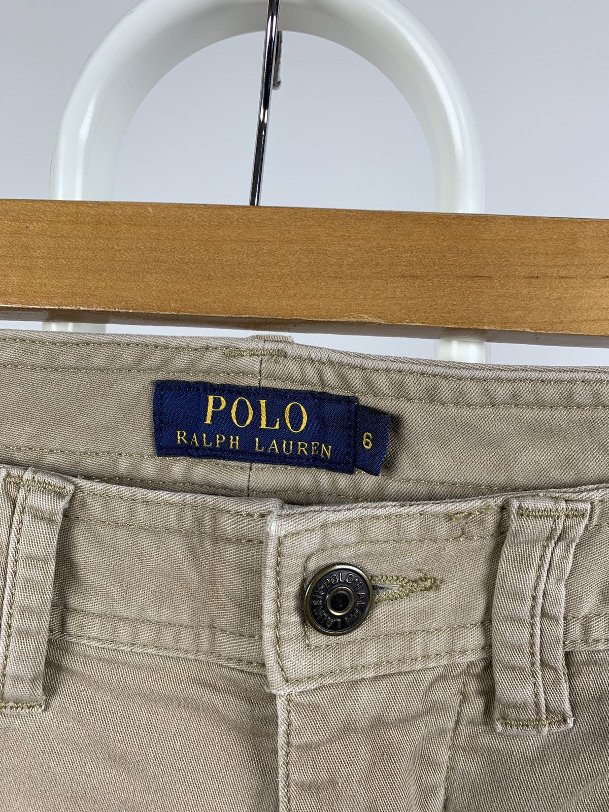 Polo Ralph Lauren Vintage Polo Ralph Lauren Beige Women’s Cargo Pants Size 28" / US 6 / IT 42 - 13 Thumbnail