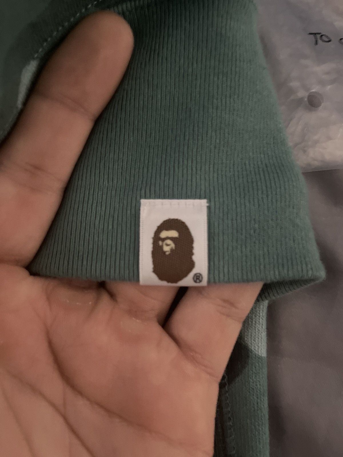 Bape Bape Pullover Hoodie Oversized Green XXL Size US XXL / EU 58 / 5 - 6 Thumbnail