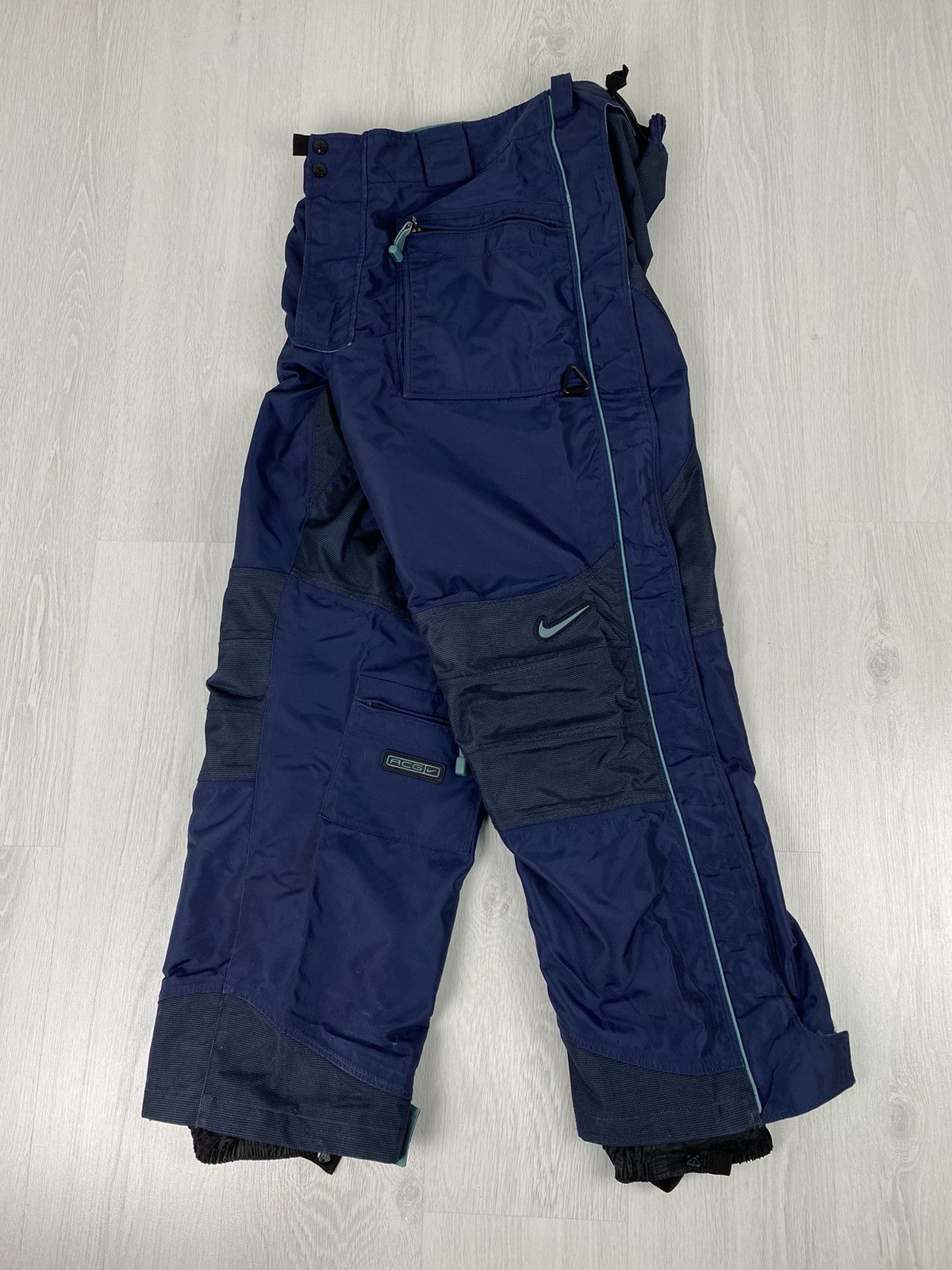 Vintage Vintage 90s Nike ACG Y2K Ski Snowboard Full Zip Pants Oakley Size US 34 / EU 50 - 2 Thumbnail