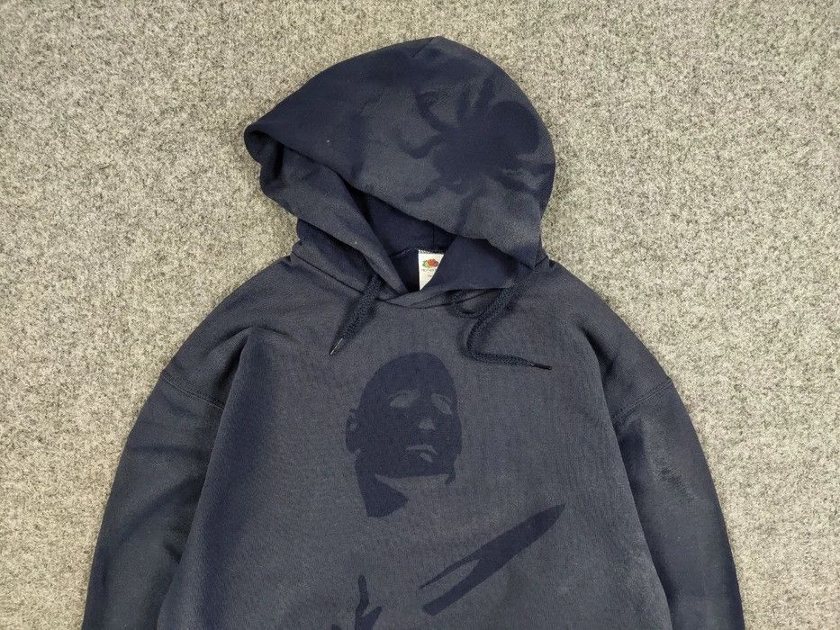Japanese Brand Vintage 90's Sun Faded Silhouette Boxy Blue Blank Hoodie Size US M / EU 48-50 / 2 - 3 Thumbnail
