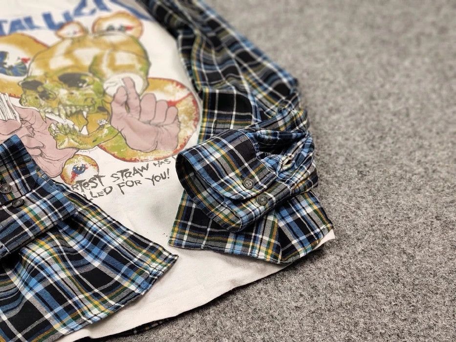 Flannel Vintage Flannel Shirt Travis Scott Style Streetwear Hype Size US L / EU 52-54 / 3 - 7 Thumbnail
