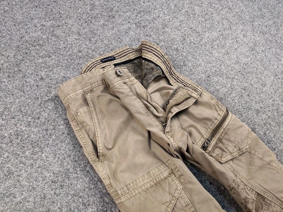 Japanese Brand Vintage 90's Cargo Pants Travis Scott Japan Zip Pocket Size US 36 / EU 52 - 8 Thumbnail