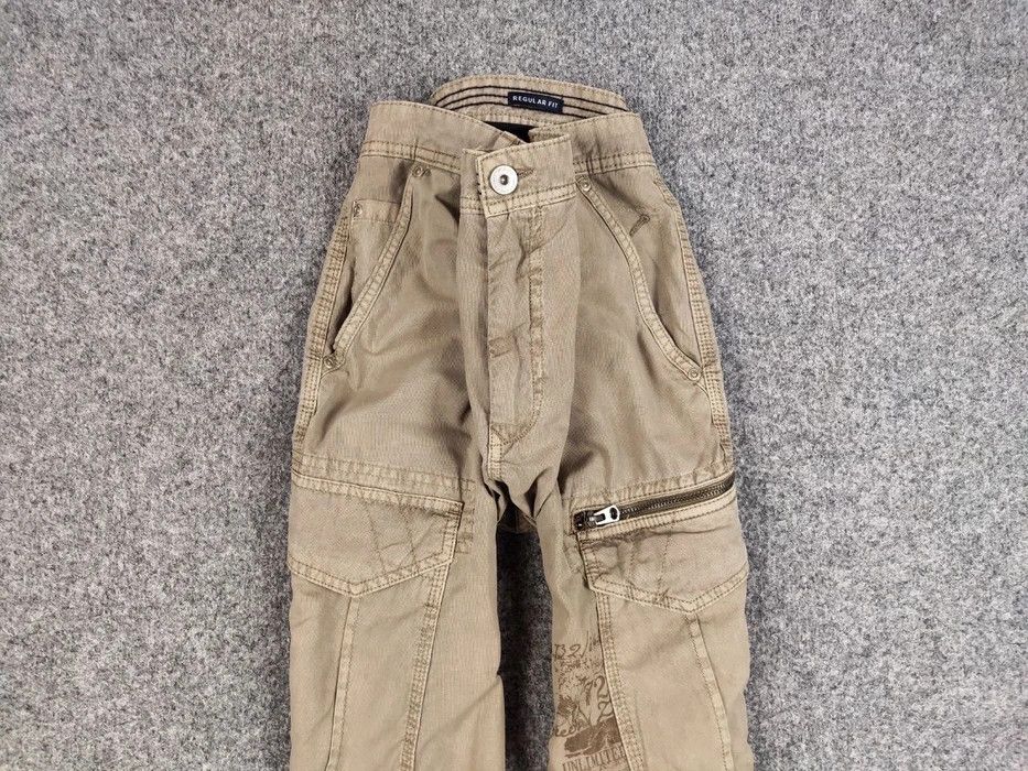 Japanese Brand Vintage 90's Cargo Pants Travis Scott Japan Zip Pocket Size US 36 / EU 52 - 3 Thumbnail