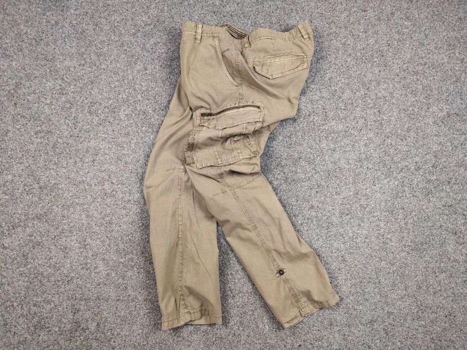 Japanese Brand Vintage 90's Cargo Pants Travis Scott Japan Zip Pocket Size US 36 / EU 52 - 7 Thumbnail