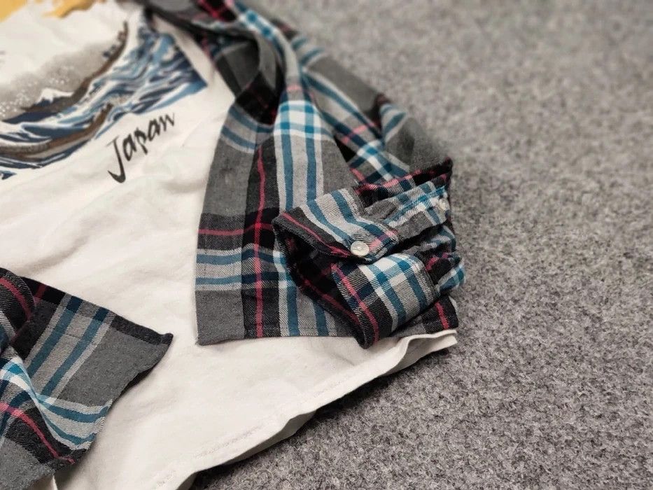Flannel Vintage Flannel Shirt Travis Scott Style Size US L / EU 52-54 / 3 - 7 Thumbnail