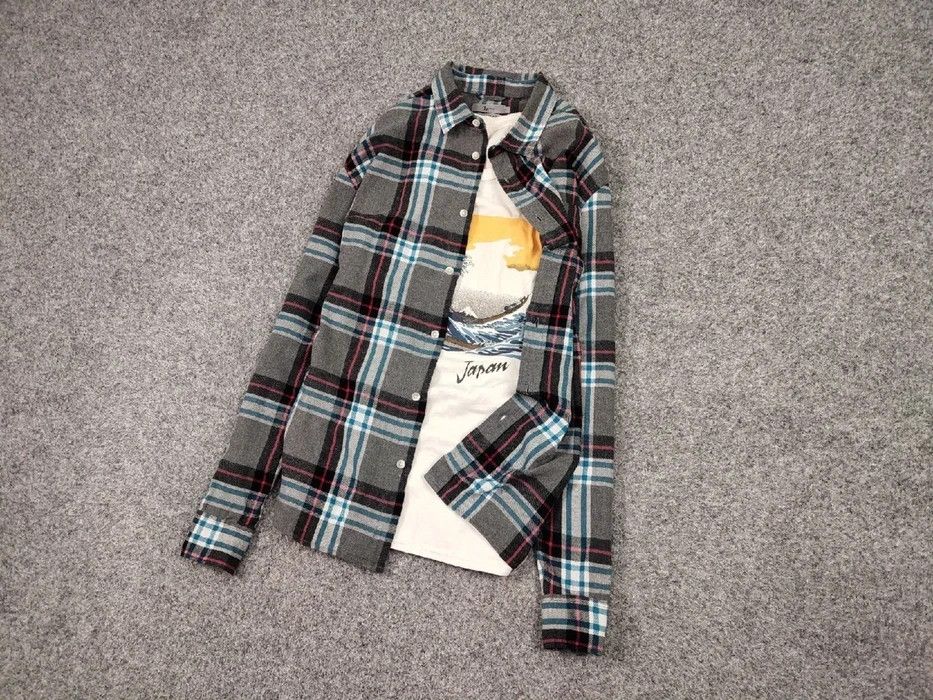 Flannel Vintage Flannel Shirt Travis Scott Style Size US L / EU 52-54 / 3 - 4 Thumbnail