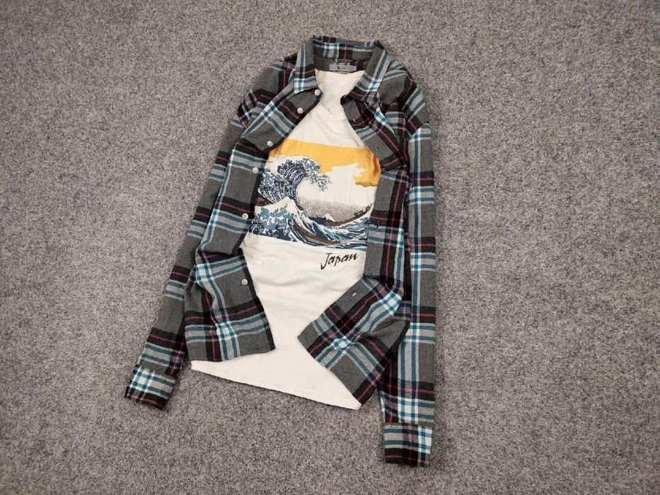 Flannel Vintage Flannel Shirt Travis Scott Style Size US L / EU 52-54 / 3 - 2 Thumbnail