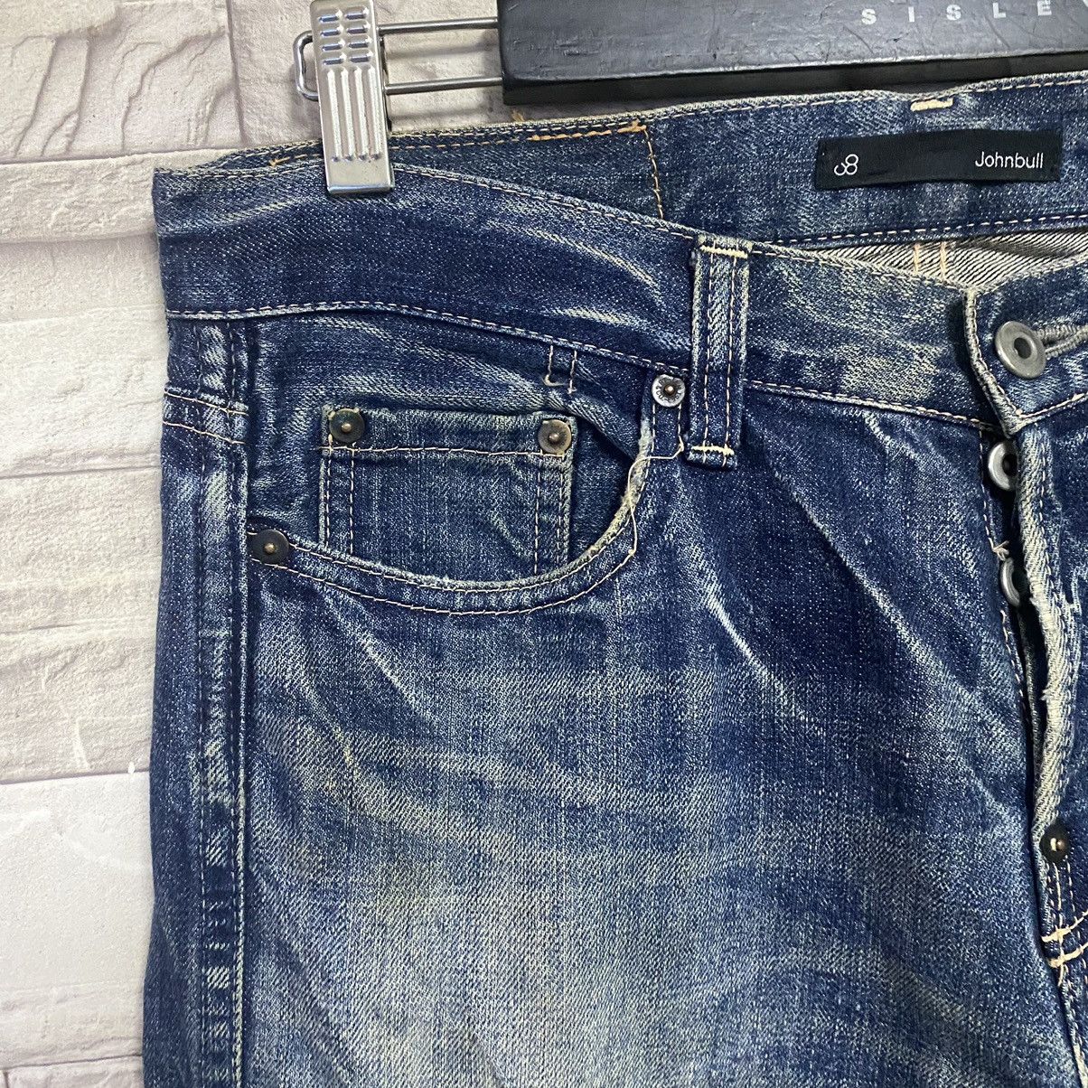 Japanese Brand JOHNBULL JAPAN Denim Cargo Pants Size US 33 - 6 Thumbnail