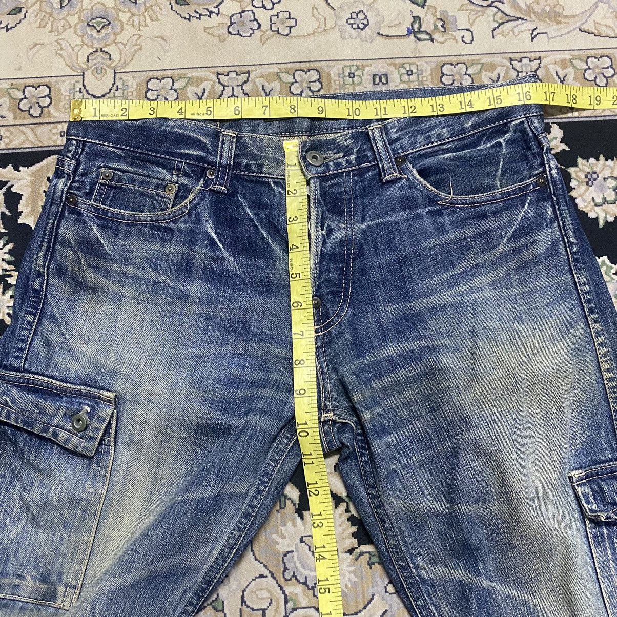 Japanese Brand JOHNBULL JAPAN Denim Cargo Pants Size US 33 - 19 Thumbnail