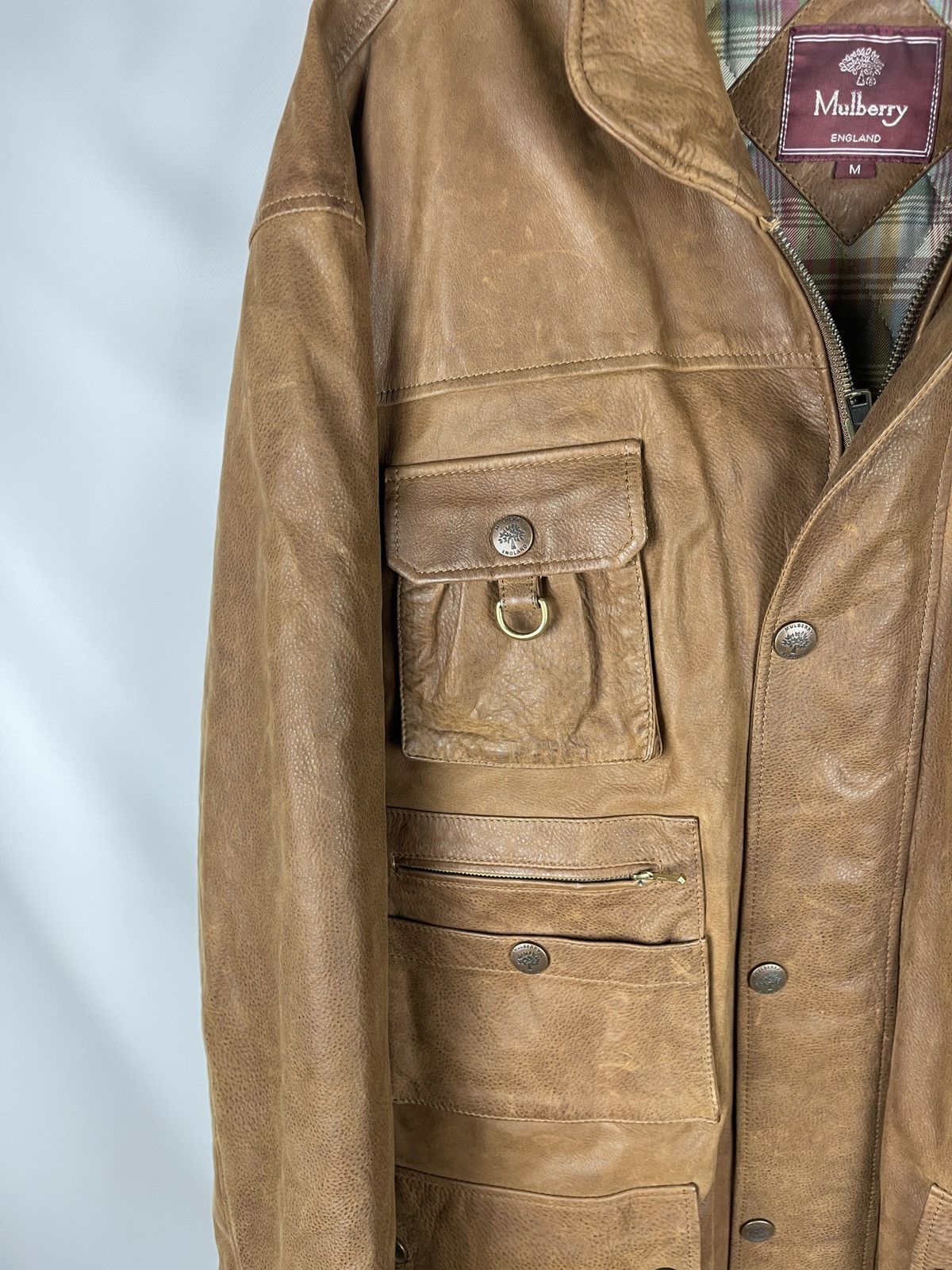 Goretex Mulberry Gore-tex brown multipocket jacket hunter leather Size US M / EU 48-50 / 2 - 10 Thumbnail