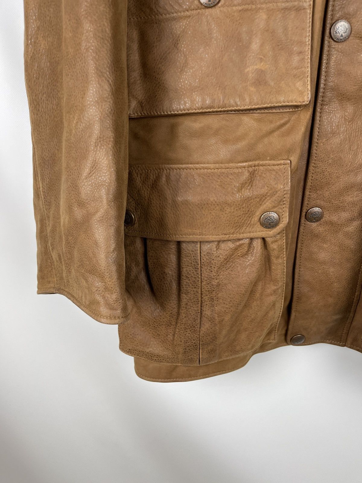 Goretex Mulberry Gore-tex brown multipocket jacket hunter leather Size US M / EU 48-50 / 2 - 9 Thumbnail