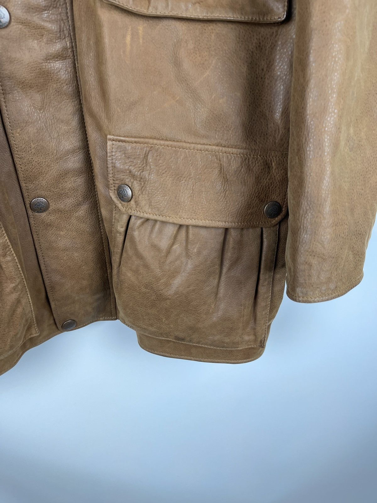Goretex Mulberry Gore-tex brown multipocket jacket hunter leather Size US M / EU 48-50 / 2 - 8 Thumbnail
