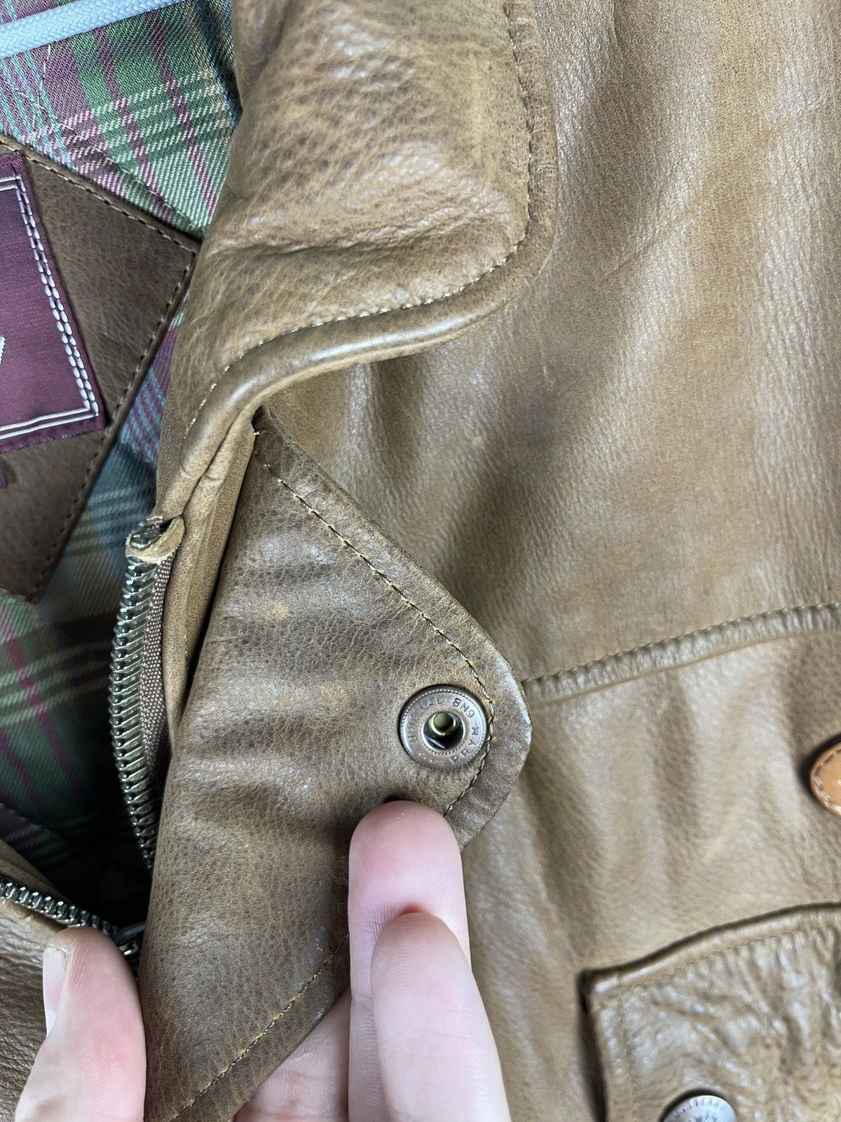Goretex Mulberry Gore-tex brown multipocket jacket hunter leather Size US M / EU 48-50 / 2 - 12 Thumbnail