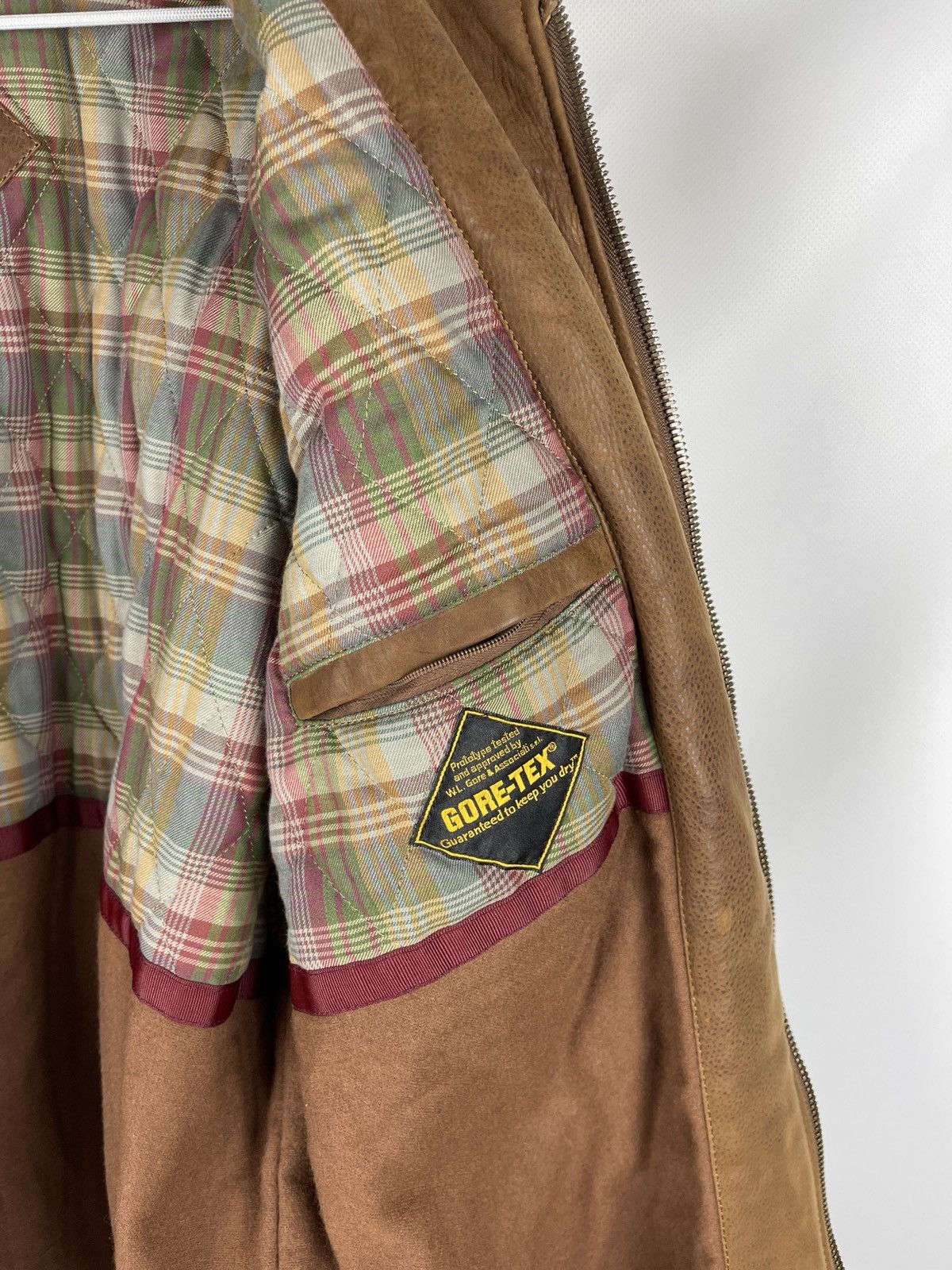 Goretex Mulberry Gore-tex brown multipocket jacket hunter leather Size US M / EU 48-50 / 2 - 21 Thumbnail