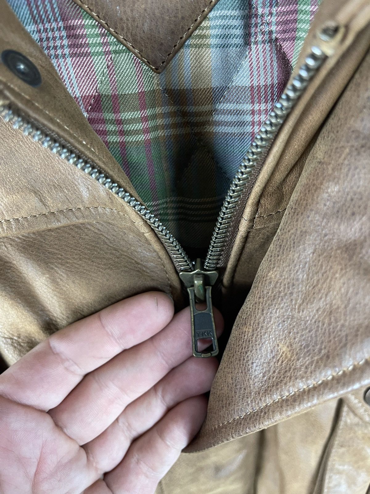Goretex Mulberry Gore-tex brown multipocket jacket hunter leather Size US M / EU 48-50 / 2 - 13 Thumbnail