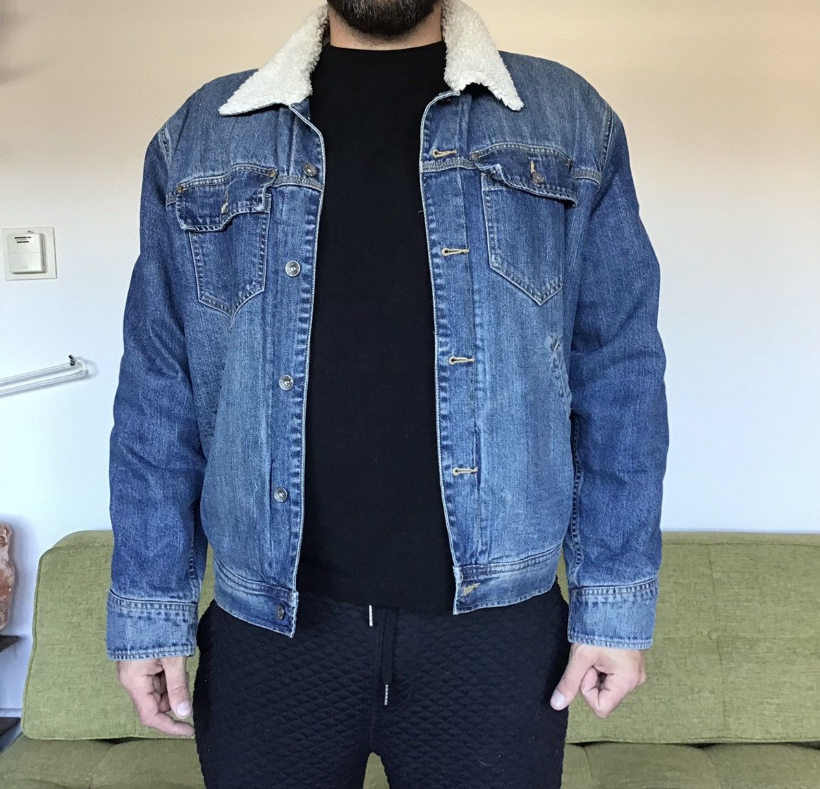 Denim Sherpa Jacket