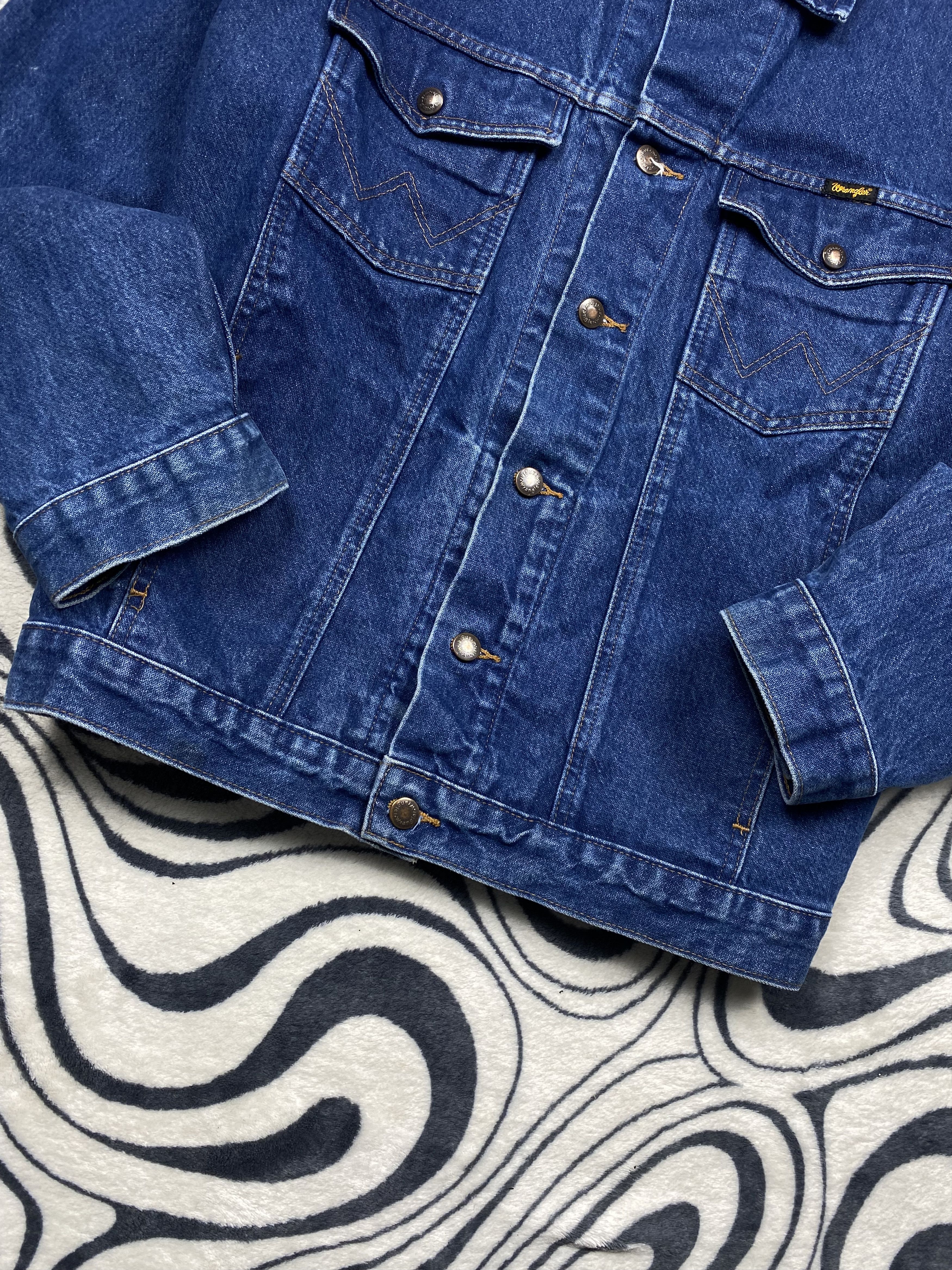 Vintage Wrangler Vintage Denim Jacket Y2K Jeans Size US XXL / EU 58 / 5 - 3 Thumbnail