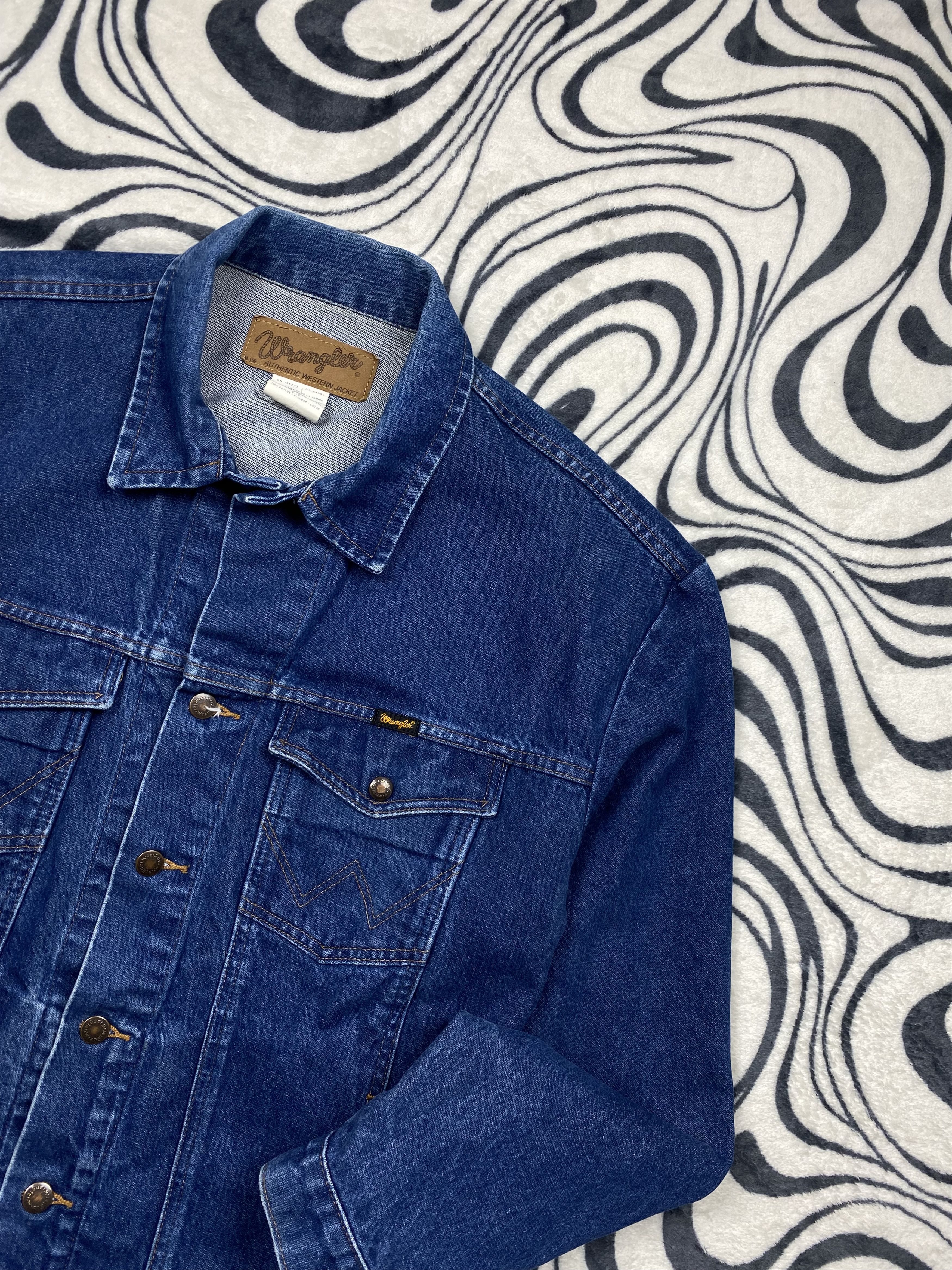 Vintage Wrangler Vintage Denim Jacket Y2K Jeans Size US XXL / EU 58 / 5 - 2 Thumbnail