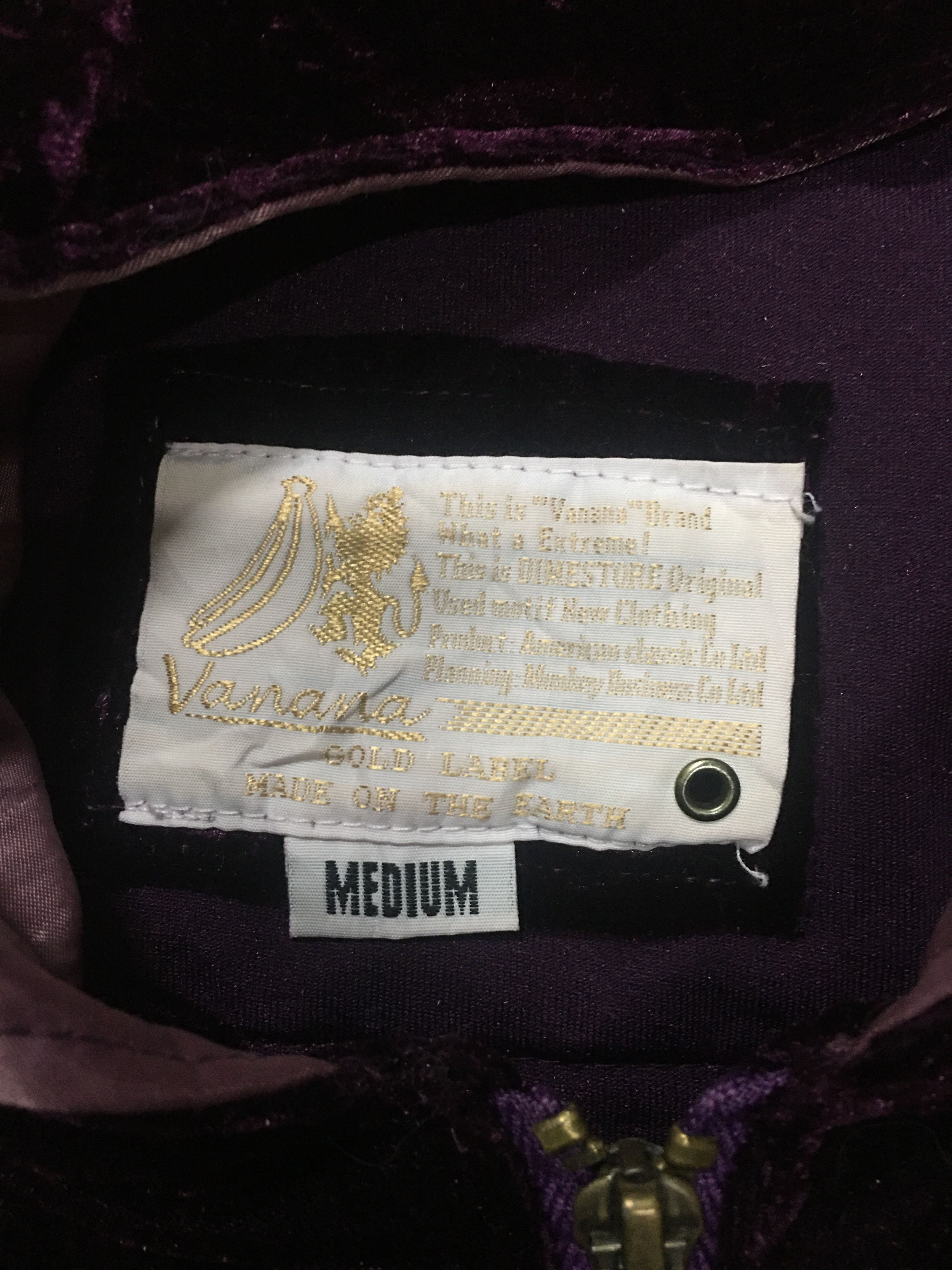 Japanese Brand × Velvet Vespana hoodie velvet jacket Size US M / EU 48-50 / 2 - 7 Thumbnail