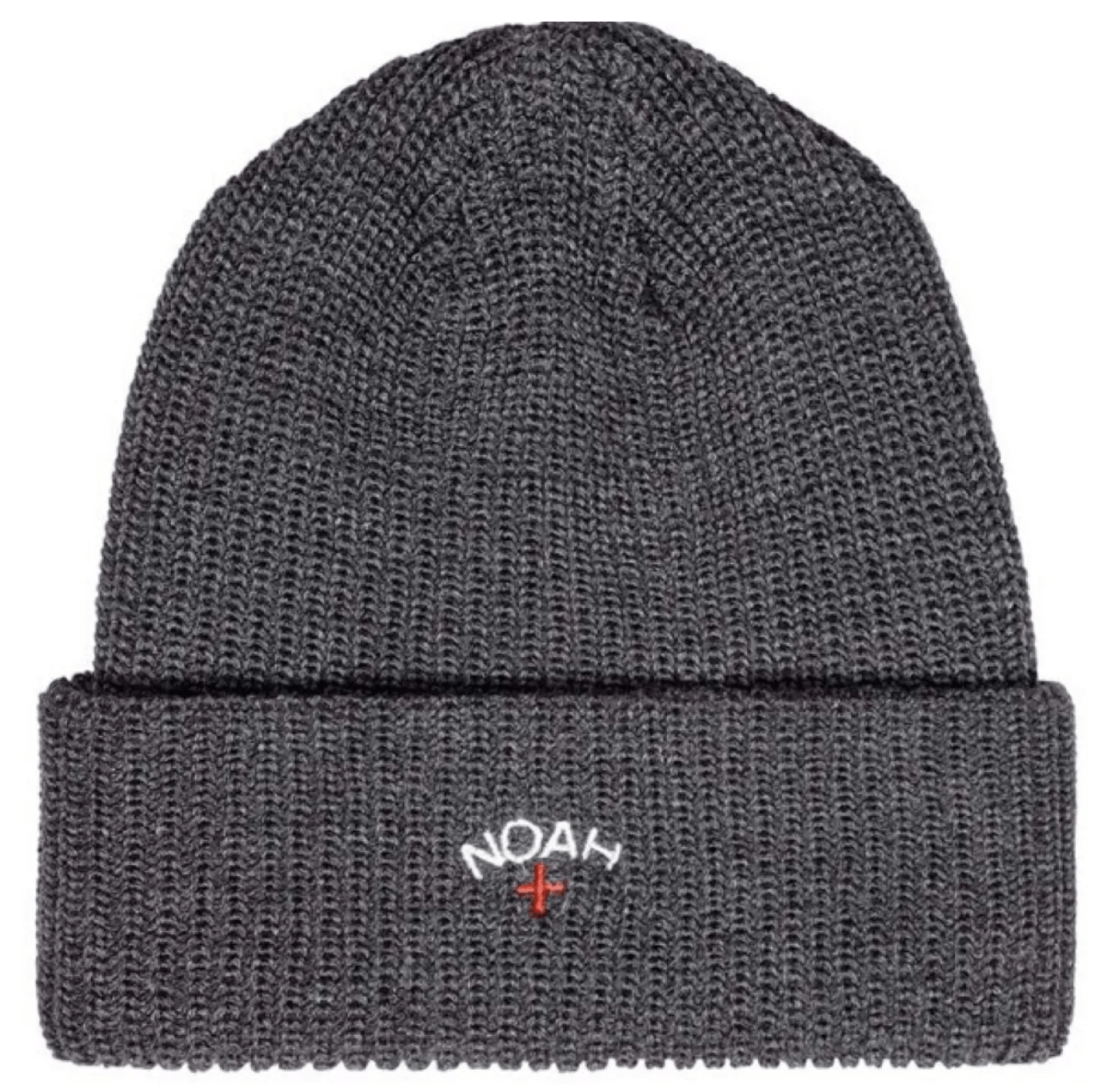 Noah Marled Core Logo Beanie Grey/Black | Grailed